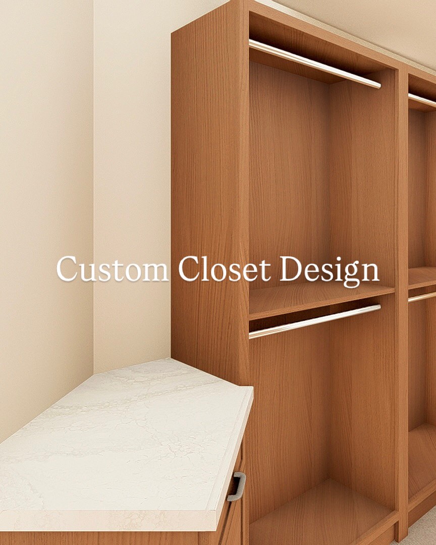 Think we only do kitchens- think again!
At DWP, we design and create cabinets for every room in your home. From bathrooms to built-ins and mudrooms to closets, we do it all.💪
This primary closet was designed for major clothes storage. The client keeps her handbags and shoes in a separate room, so we doubled the amount of hanging, and only kept shelving for her everyday shoes in this space. There is a drop zone countertop when you first enter the room, a convenient place to set out jewelry and accessories.
When we lead a consultation in your home, we take measurements and ask important questions about how you use the space, then we create a design tailored to your lifestyle.
Message us to set up a consultation and turn your secondary space into one that works for you!
Custom Closets
Midwest
Madison, WI
Lake Carroll
Primary Suite
Custom Closet
Home Organization
