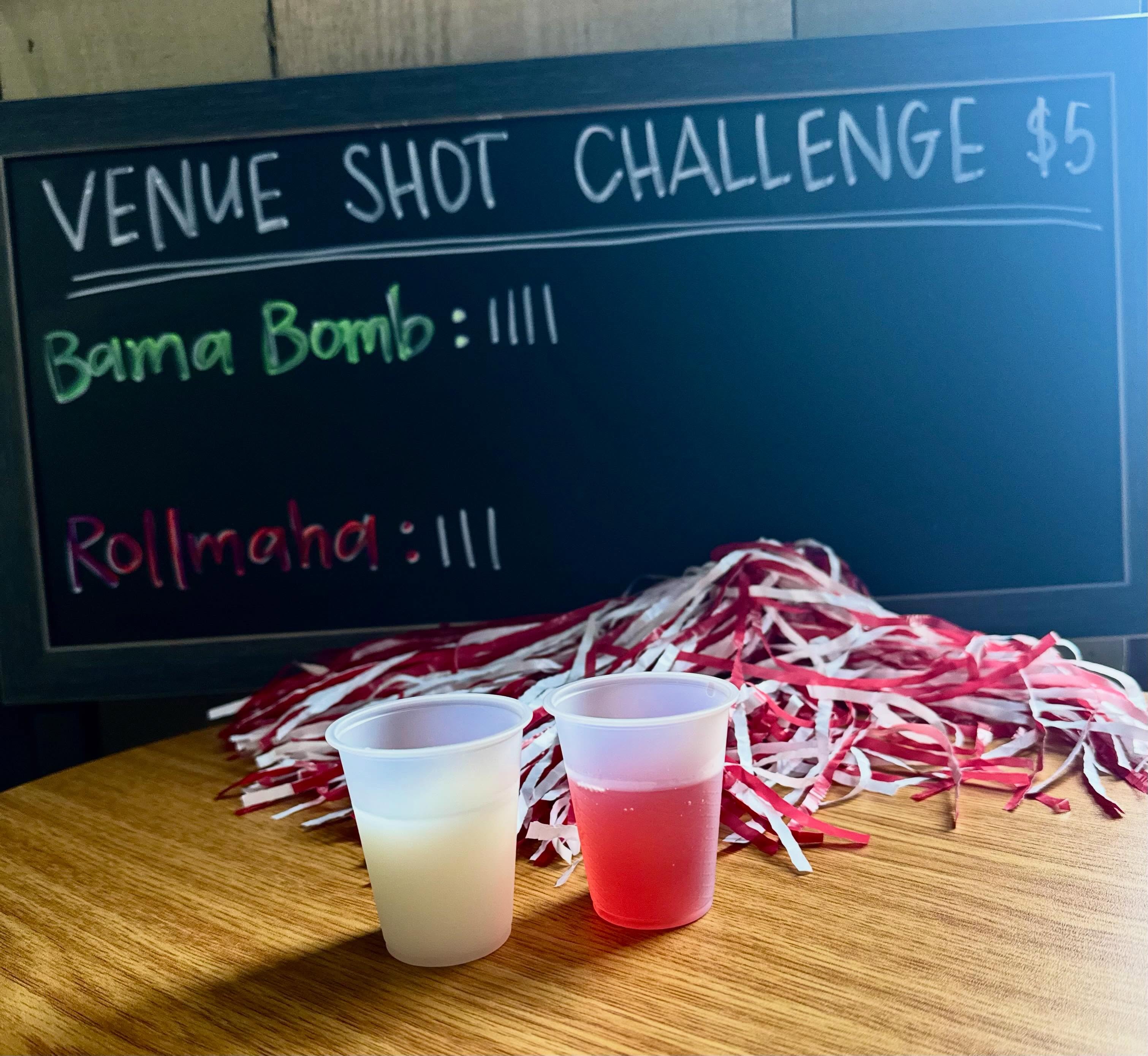 Can’t make it to @roccos_omaha this weekend? We’re bringing the College World Series vibes to you!! Come join us in Finny’s Pun for The Venue Shot for the duration of the games!!⚾️🍻