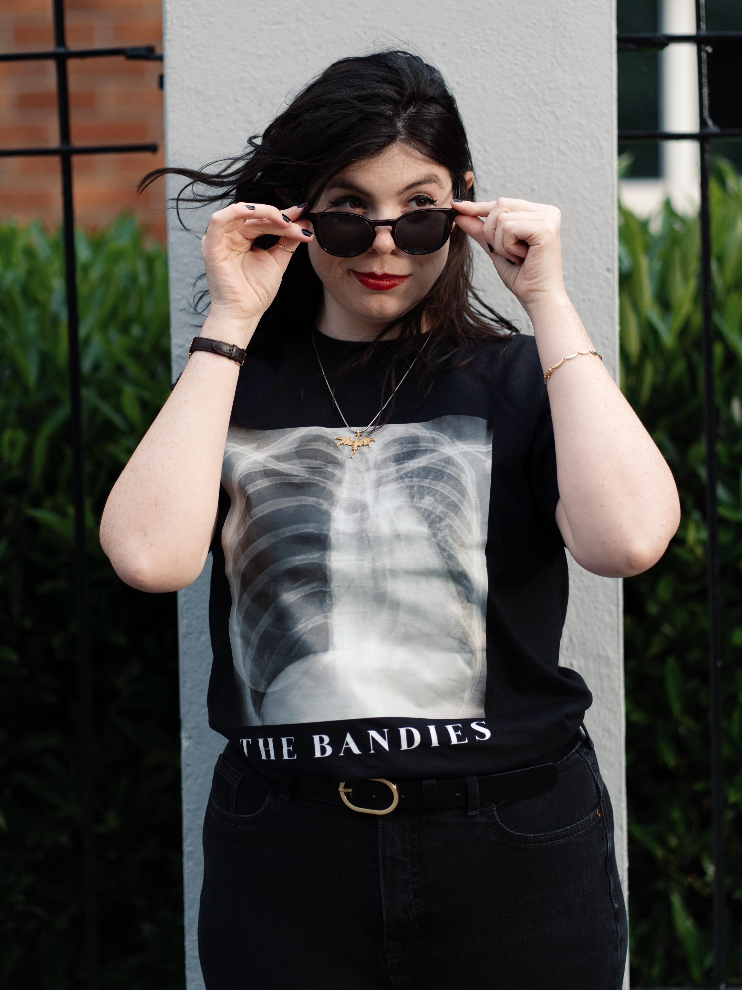 Had so much fun doing this photoshoot for @bandies.ai merch. Love that I get to wear my own x-ray 🩻
Thanks @jasonhogan_ for the incredible photos, @callumhdouglas for the direction and @piousmouse for being my modelling buddy.