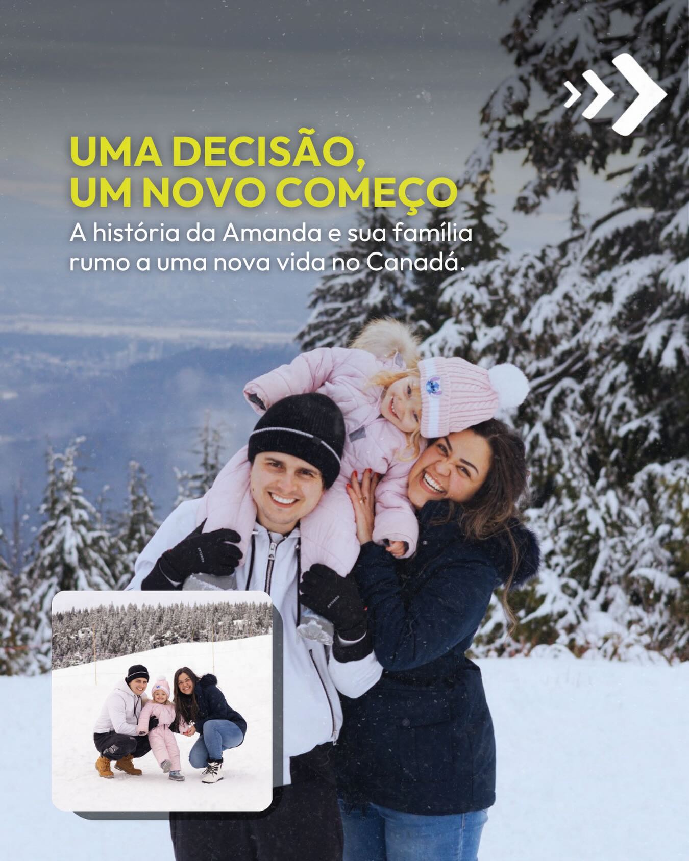 A Amanda e sua família já estão vivendo o sonho canadense em Vancouver! 🇨🇦
Ela optou por um programa de mestrado, enquanto seu esposo recebeu uma permissão de trabalho aberta, permitindo que construa sua carreira no Canadá.
Hoje, a família está dando os primeiros passos rumo a uma nova vida no Canadá, com mais oportunidades, qualidade de vida e um futuro promissor para todos.
Esse é o resultado de um planejamento bem estruturado, alinhado aos objetivos e ao perfil da família. Quer construir o seu plano Canadá também? Entre em contato com a nossa equipe!
#oneducation #bewhatcanadaneeds #planocanada #expressentry #viajanteOn