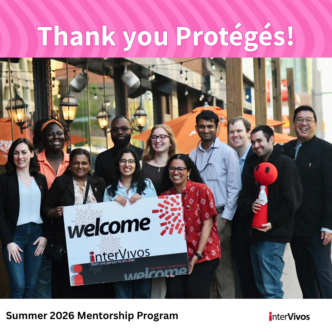 A huge thank you to our Summer 2026 protégés for joining us and helping make our recent mentorship program launch such a success! ❤️✨
We’re excited to see the connections you build, the conversations you have and the goals you pursue alongside your mentors over the coming months. 🌟🙌
The interVivos team can’t wait to follow your mentorship journeys and see all that you accomplish together!
Interested in becoming a protégé in the Winter 2026 mentorship program? Join our mailing list through the link in our bio!
#interVivos #Summer2026Mentorship #Mentorship #NonProfit #YegCommunity #YegEvent #Yeggers #Edmonton #Yeg
Image description: The Summer 2026 protégés and launch emcee Nathan Ip stand outdoors, smiling and posing for a group photo while holding an interVivos welcome sign. Several participants gather around Peg, the interVivos mascot. A pink banner across the top reads “Thank you Protégés!” in large white text. At the bottom, the image reads “Summer 2026 Mentorship Program” alongside the interVivos logo.