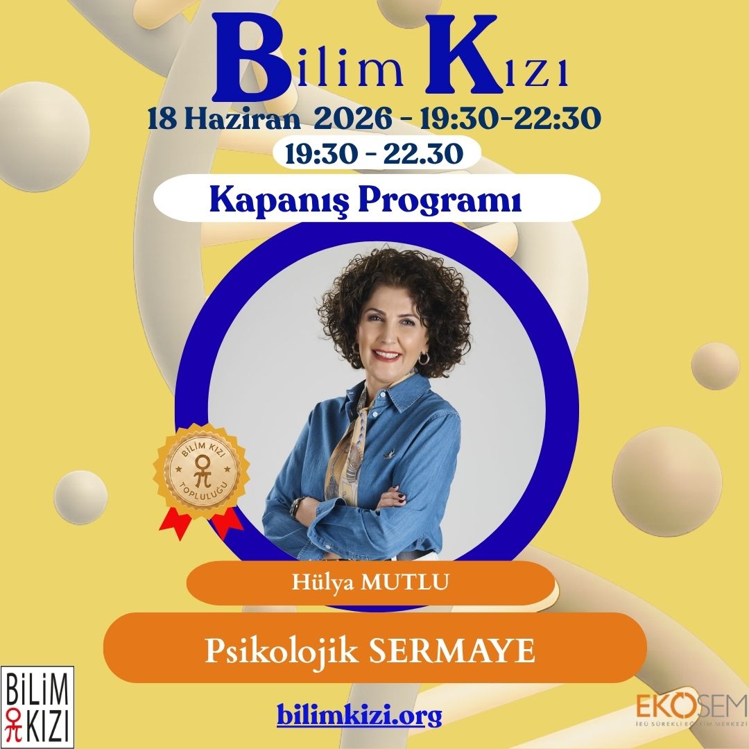 #bilim Kızı olarak bu dönem kapanış toplantımızda hem @hulyammutlu 'nun Psikolojik SERMAYE konulu konuşmasına hem de #BİLİM ve #SANAT BİRLİKTELİĞİ ile 2 harika sanatçının 2 eserine ev sahipliği yapıyoruz.
2025-2026 dönemi 18 Haziran Kapanış TOPLANTIMIZI çok önemsiyoruz. 10 yıl önce, biraz hayal biraz da inançla başladığımız bu yolculukta, bugün geriye dönüp bakınca gönlümüz minnetle doluyor 💛 2016'dan bu yana #Bilim Kızı TOPLULUĞU olarak; 37 şehrimizden 107 Bilim Kızımıza, 58 değerli Bilim Kadını mentorumuzla birlikte 1.162 saatlik mentorluk desteği sunduk. 63 kızımıza burs, 510 saatlik eğitim ve 256 saatlik İngilizce desteğiyle yanlarında olduk. Bugün; 10 kızımız yüksek lisans, 18 kızımız lisans mezunu oldu. En büyük gururumuz ise uzun bilim yolculuğuna devam etmeleri. 5'i doktorasına, 13'ü yüksek lisansına bilimle devam ediyor. 17 makale, 19 TÜBİTAK projesi, 19 bilimsel bildiri/poster... her biri bizim için ayrı bir gurur kaynağı 👏43 kurumsal destekçimiz, 39 işbirliğimiz, 27 vizyon konuşmacımız ve 1.021 etkinlik katılımcımızla bu yolda hiç yalnız değildik. UNESCO'dan 1, ülkemizden 3 ödülle onurlandırıldık. Falling Walls Vakfı ile uluslararası işbirliğimiz de gururumuz 🌍
Ve şimdi... KAPANIŞ TOPLANTIMIZI 3 değerli KADIN ile birlikte gerçekleştiriyoruz. 2025-2026 dönemi Kızlarımızın #BilimKızı DENEYİM ve KAZANIMLARINI dinlemek SERTİFİKALARI nı vermek, yine aynı dönem MENTOR hocalarımızın sertifikalarını takdim etmek, EĞİTMEN-DANIŞMAN-YAZAR-KONUŞMACI Sn. Hülya Mutlu'nun harika konuşması yanında 2 harika sanatçımızdan 2 harika şarkı dinlemek istiyoruz. Hepinizi birlikte alkışlamaya ve bu güzel etkinliğe tanıklık etmeye davet ediyorum.
@hulyammutlu hakkında daha fazla bilgi için https://hulyamutlu.com/ sayfasını ziyaret edebilirsiniz.
@sistersmusicchain işbirliği ile Sanatçilarimızdan @ELİFDEMİREL ’in şarkılarına https://lnkd.in/dxB2fd-f bağlantısından, @imerveislek MERVE İŞLEK ’in şarkılarına ise https://lnkd.in/dJqz7KUK bağlantısından erişebilirsiniz.
KATILMAK için lütfen ana sayfamızdan AFİŞİN yanından KAYIT OLUNUZ. Hepinizi bekliyoruz.
@semihasky
@eminesever_1
