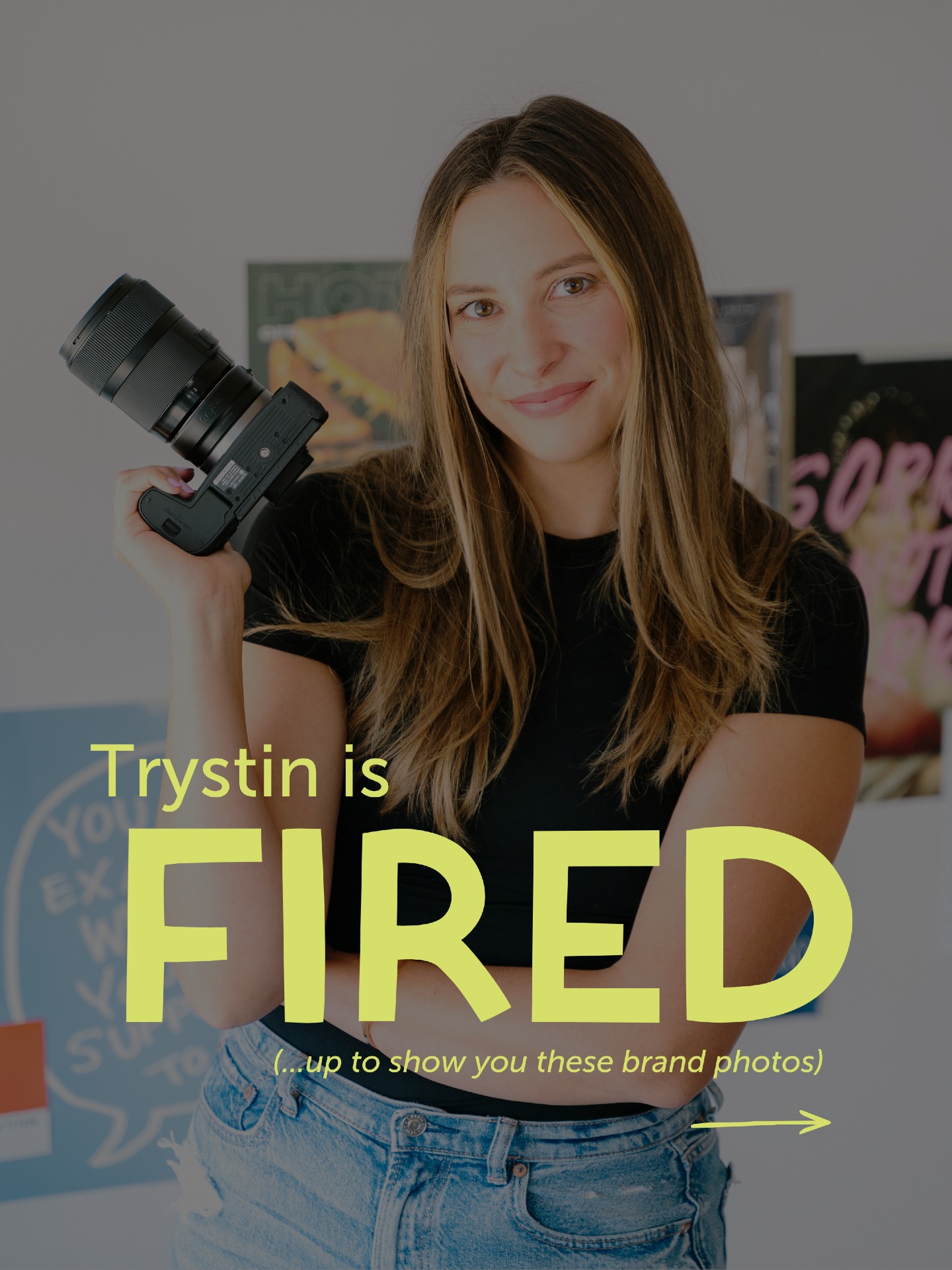 Just kiddinggg. Trystin is here to stay. 😌📸
And, if you're still using stock photos, maybe you should stick around for a minute too. 👀
Because while stock photos can get the job done, they can't tell your story. They can't showcase your products, your personality, or the experience you create for your clients.
So let's chat. Send us a DM, and let's figure out how to create photos that work as hard as you do. ✨
And book your curated event with @radiantcuratedevents 🥰😍