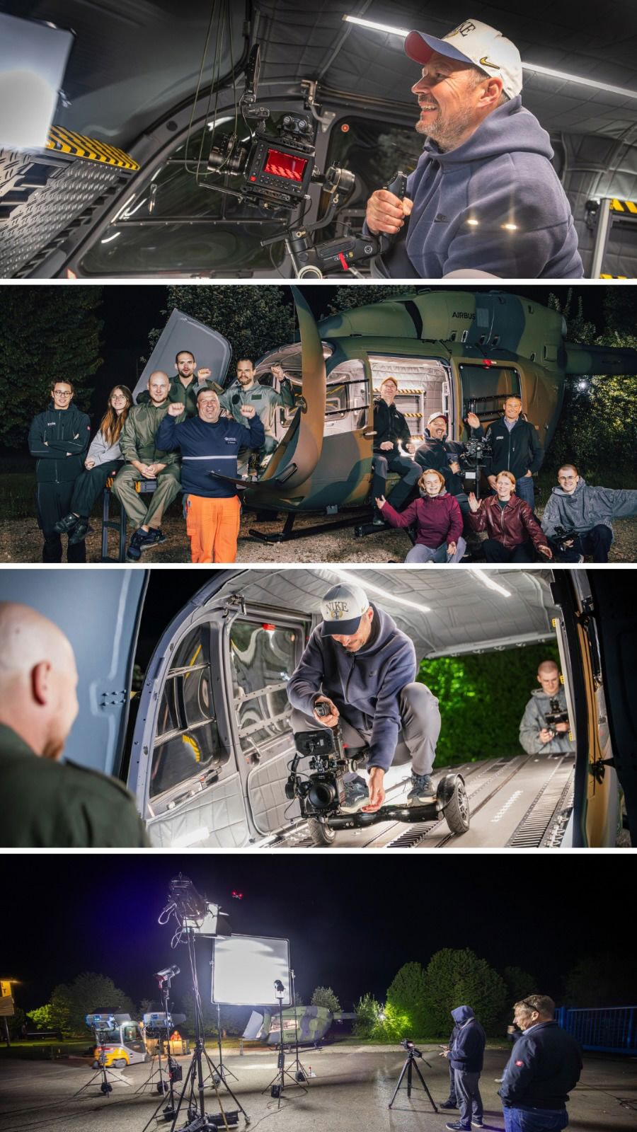 2 Millionen Aufrufe in vier Tagen – unser Image-Clip zur Airbus U145. 🎥 Und das hier ist die Nacht, in der er entstand.
Die U145 ist die unbemannte Version der bewährten H145 von Airbus Helicopters. Den ersten Image-Clip dazu durften wir produzieren – in einer einzigen Nacht.
Drehschluss um 1 Uhr – und keiner wollte nach Hause.
Danke an Airbus Helicopters für das Vertrauen und dieses besondere Projekt. 🤝
Den kompletten Spot findet ihr auf dem Kanal von Airbus Helicopters.
#Huckleberryking #AirbusHelicopters #U145 #H145 #BehindTheScenes Filmproduktion MakingOf Aviation Drohne