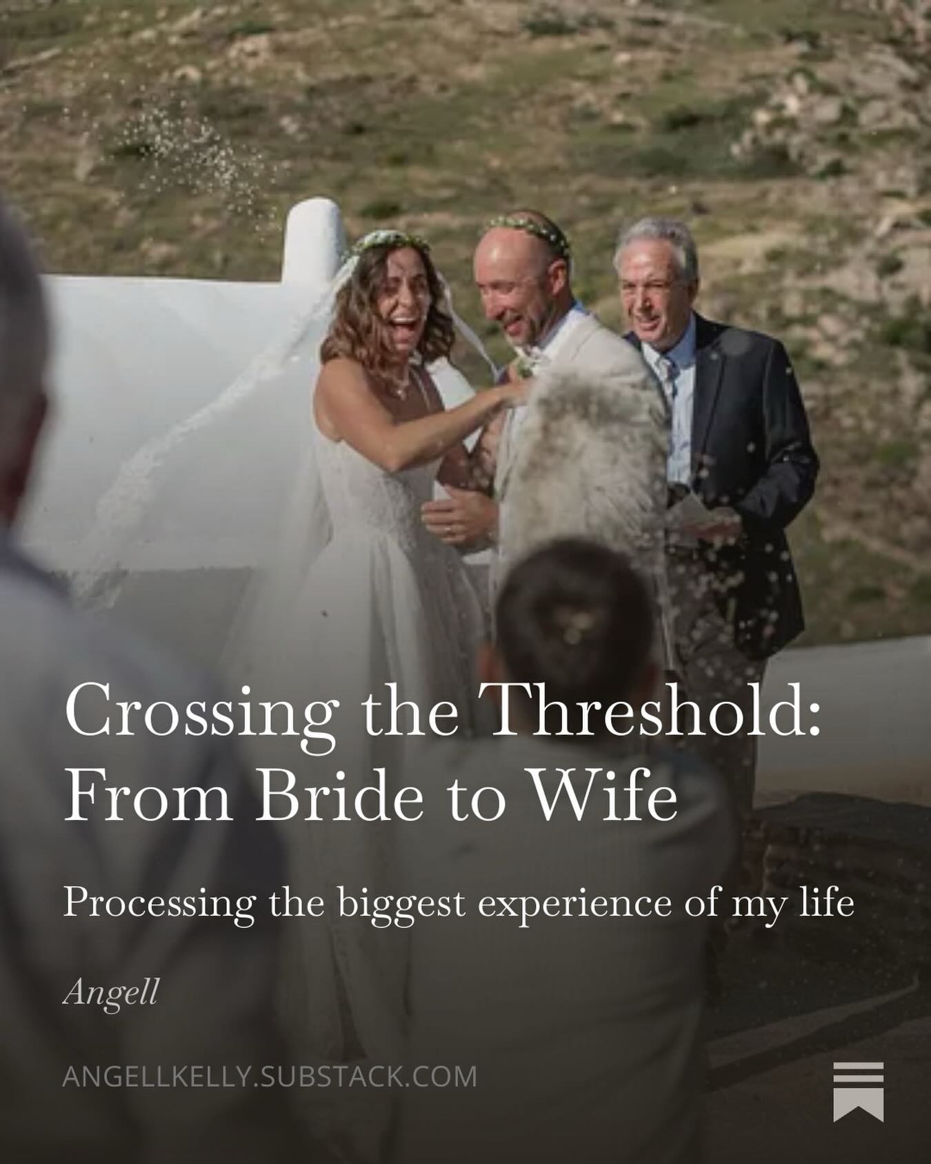 A lot of people think that when you’ve been in a relationship for a long time, it’s like you’re already married.
I respectfully disagree.
Maybe it’s because I’m sensitive to the energetics behind everything, but when you enter into the age-old ritual of marriage, you don’t just make a promise - you cross a threshold.
In our case, getting engaged and then married was a transformative journey, an up-level, an identity shift and an initiation, all in one!
I wrote an essay on it as I process the incredible ride that was Shayne & I’s wedding.
Details on Substack - comment WEDDING and I will send!