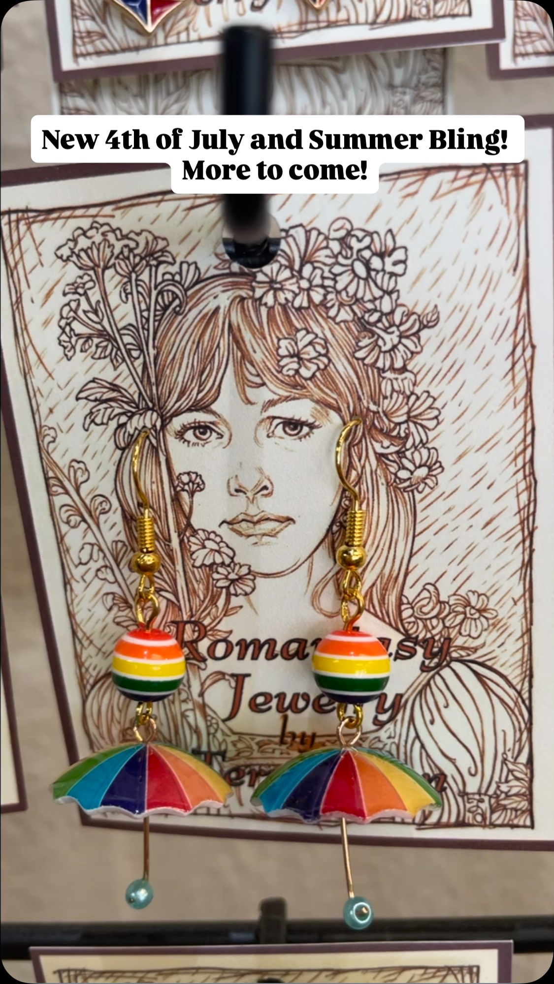 Support Local Businesses! We really appreciate it!🤗♥️ #shopsmallbusiness #handmadejewelry #necklaces #4thofjuly #giftideas