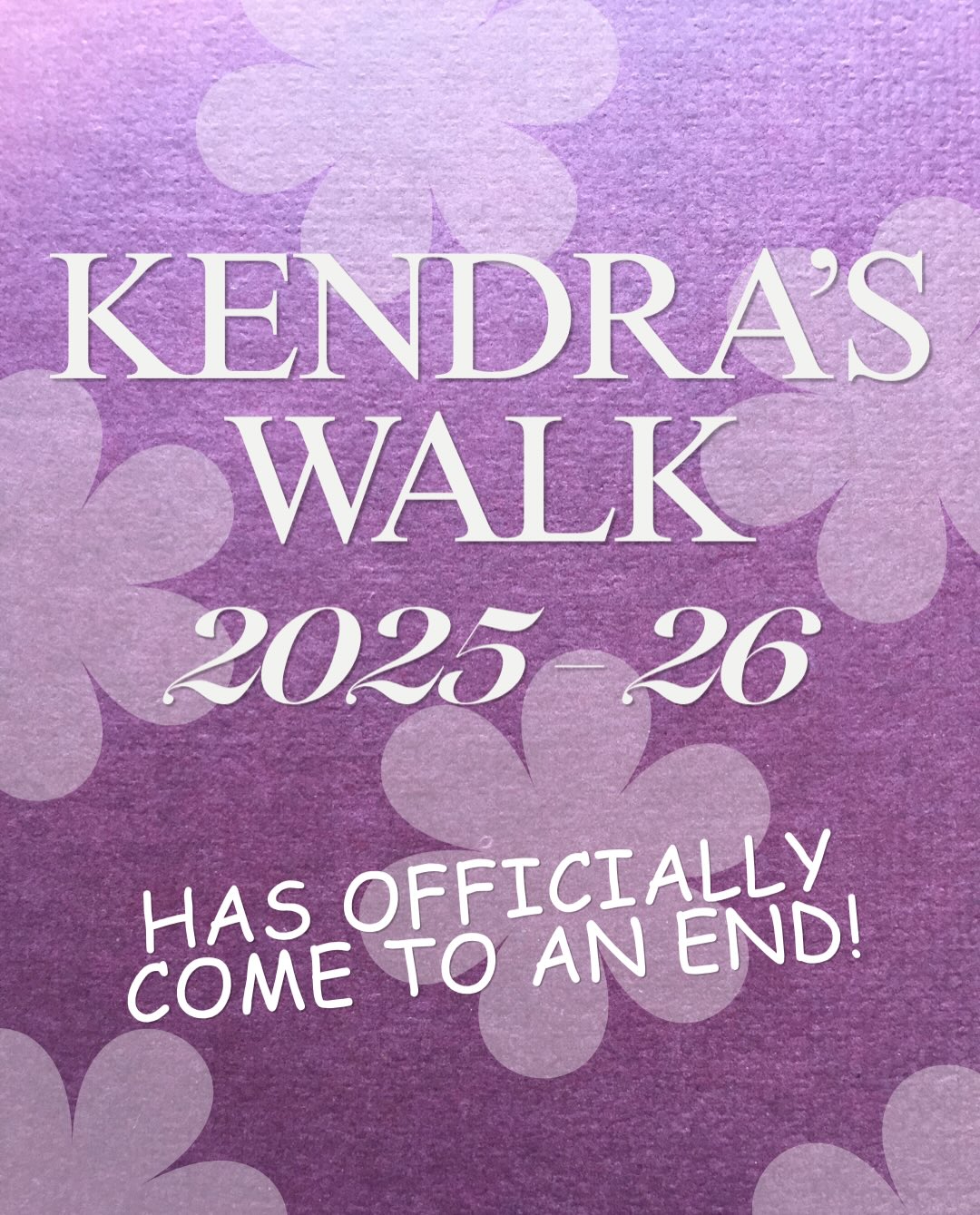 After numerous events throughout the school year, we’re pleased to announce the conclusion of the 18th anniversary of Kendra’s Walk 💜
We continue to have Kendra’s Walk every year not only to raise money for cancer care, but to serve as a means for reflection. With only a month to plan and one ambitious idea, Kendra held the first ever Kendra’s Walk in 2009, guided by heart to help kids in a similar position to hers. Kendra had a kind heart, whose sentiments were reflected by the warmth and love that surrounded her. Her selflessness has been remembered through her legacy with Kendra’s Walk, which to this day has raised over a staggering $1.2 million dollars.
The Walk’s 18th anniversary is special because it reflects the number of years Kendra was this us. After years of unwavering support, we envision Kendra’s legacy to stay close with our community for many years to come. Thank you students, staff, friends, and the McBain family for your continual involvement. Here’s to a great next year, and see you all in 2026-27!
#kendraswalk #sjr #studentlife #fundraiser #legacy