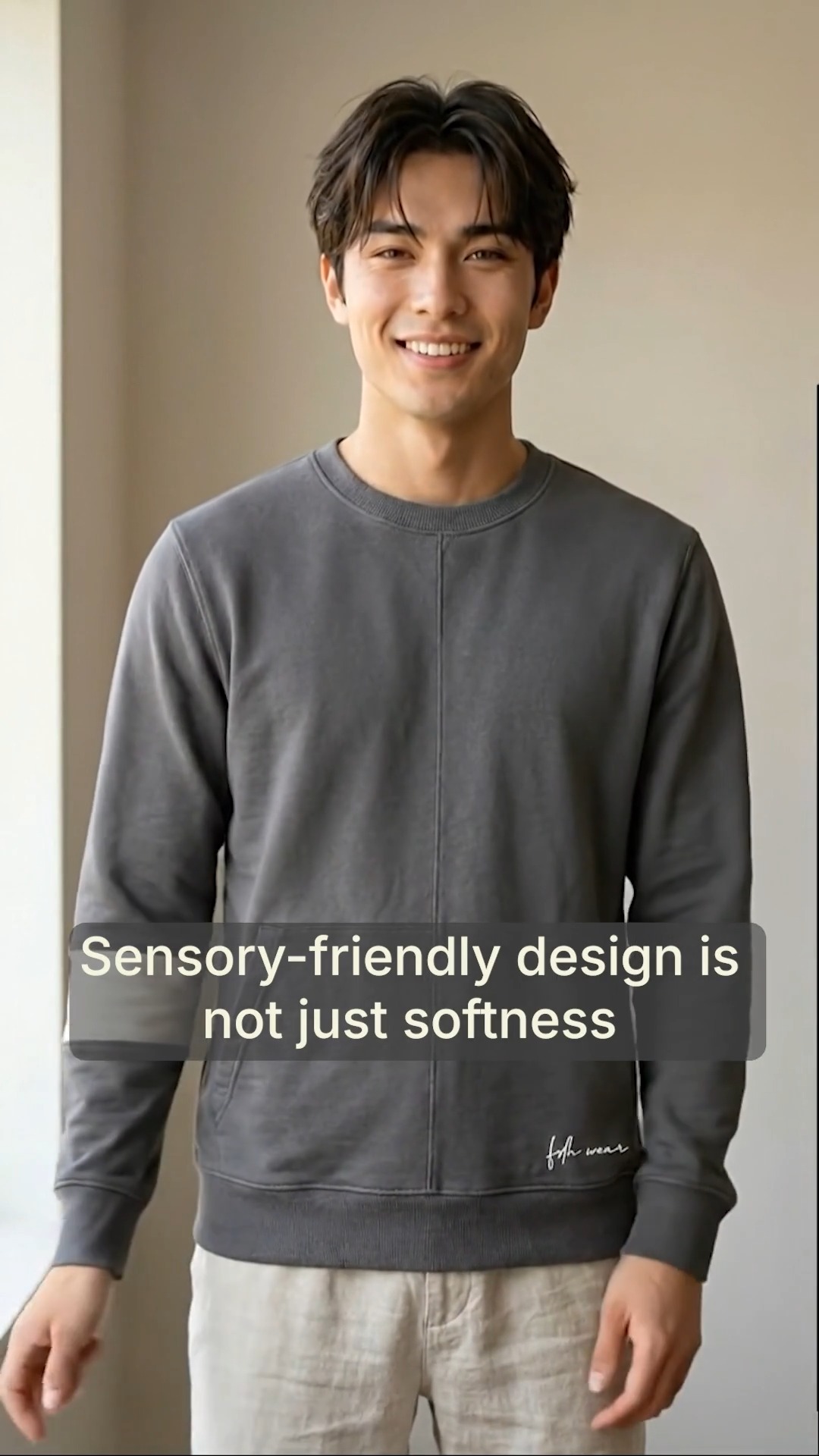 Sensory-friendly design isn't only about softness — it's clothing that stops asking for attention so your body can spend less energy coping and more energy living.
DM or comment QUIET — we'll take it from there 🌿
FDH WEAR • LESS NOISE. MORE PRESENCE
#sensoryfriendlyclothing #nervoussystemsupport #lowstimulationstyle #regulatoryclothing #mindfulwardrobe