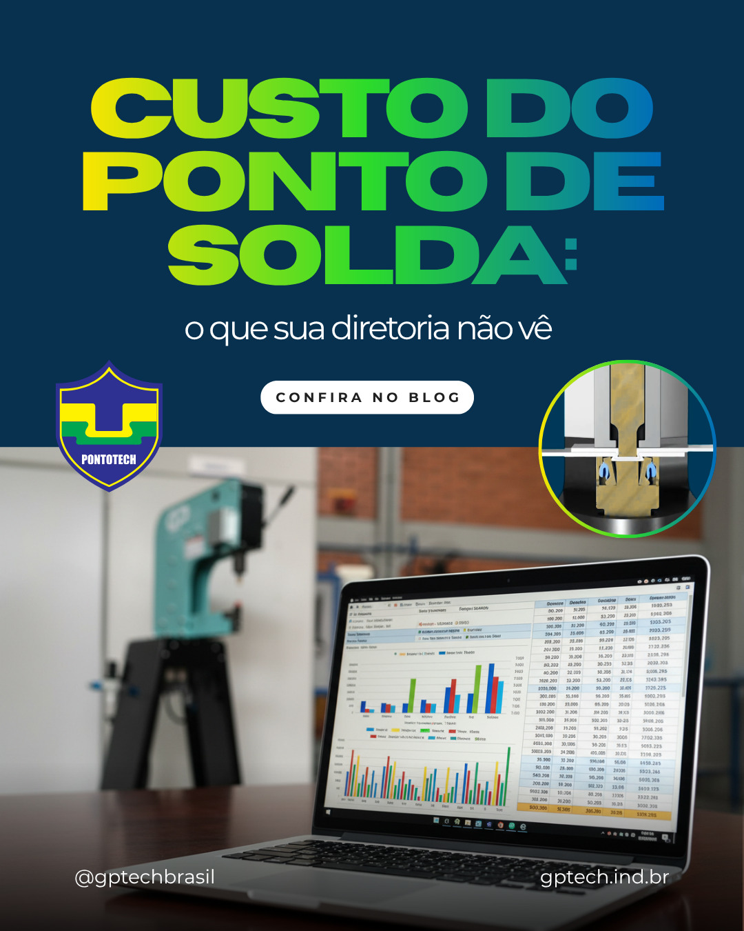 O custo do ponto de solda que aparece no relatório mensal é apenas a ponta do iceberg.
A conta completa está no blog GPTECH. (Link na Bio)
Fale com um especialista agora mesmo! (Link na Bio)
#CustoIndustrial #PontoTech #HexaGPTECH #UniãoDeChapas #GPTECH