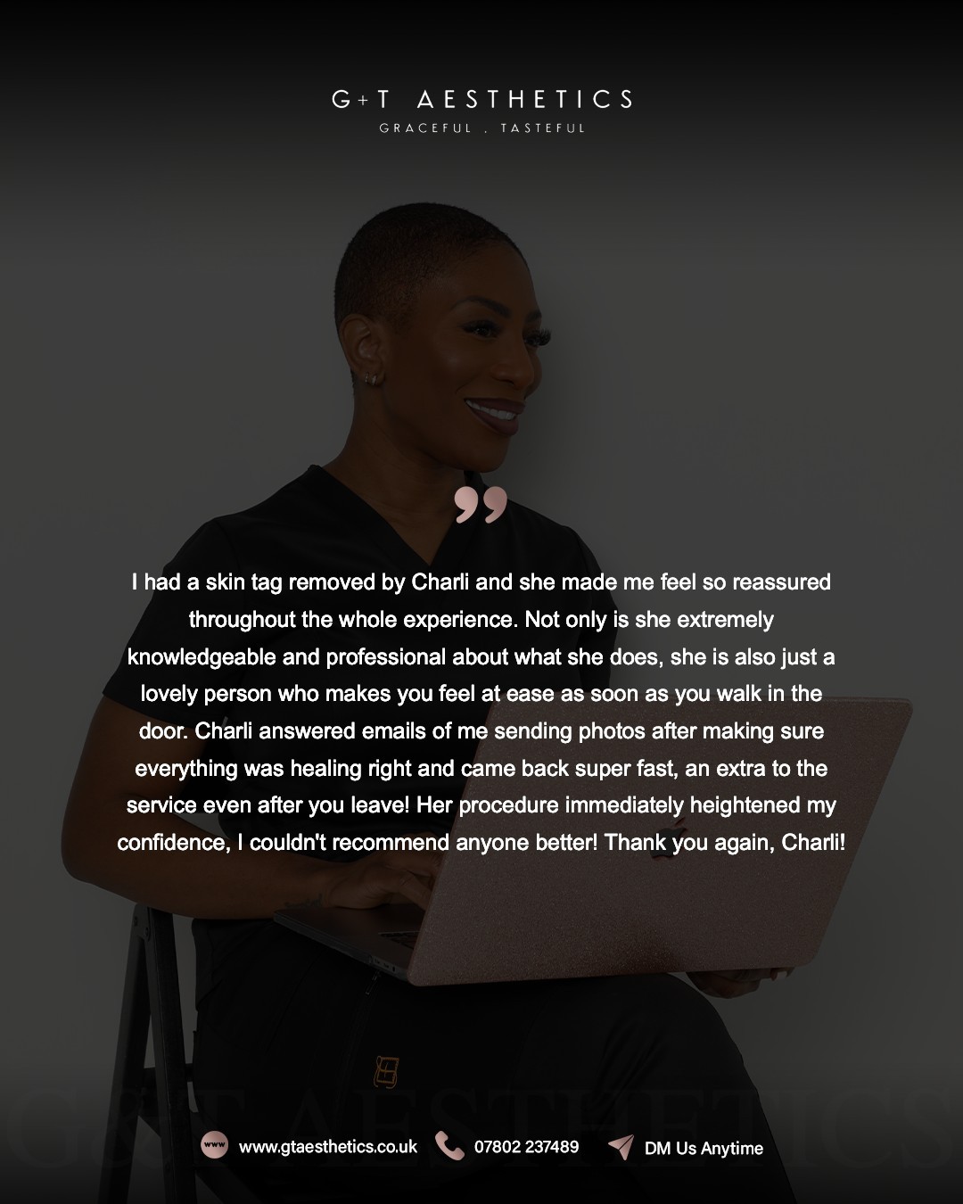 I am incredibly grateful for every client who takes the time to share their experience. 🤍
Providing professional, personalised care and achieving natural-looking results remains at the heart of everything I do.
📲Enquire or visit www.gtaesthetics.co.uk for more info.
#ClientTestimonial #FiveStarService #TrustedClinic #AestheticCare #NaturalResults #GTAesthetics