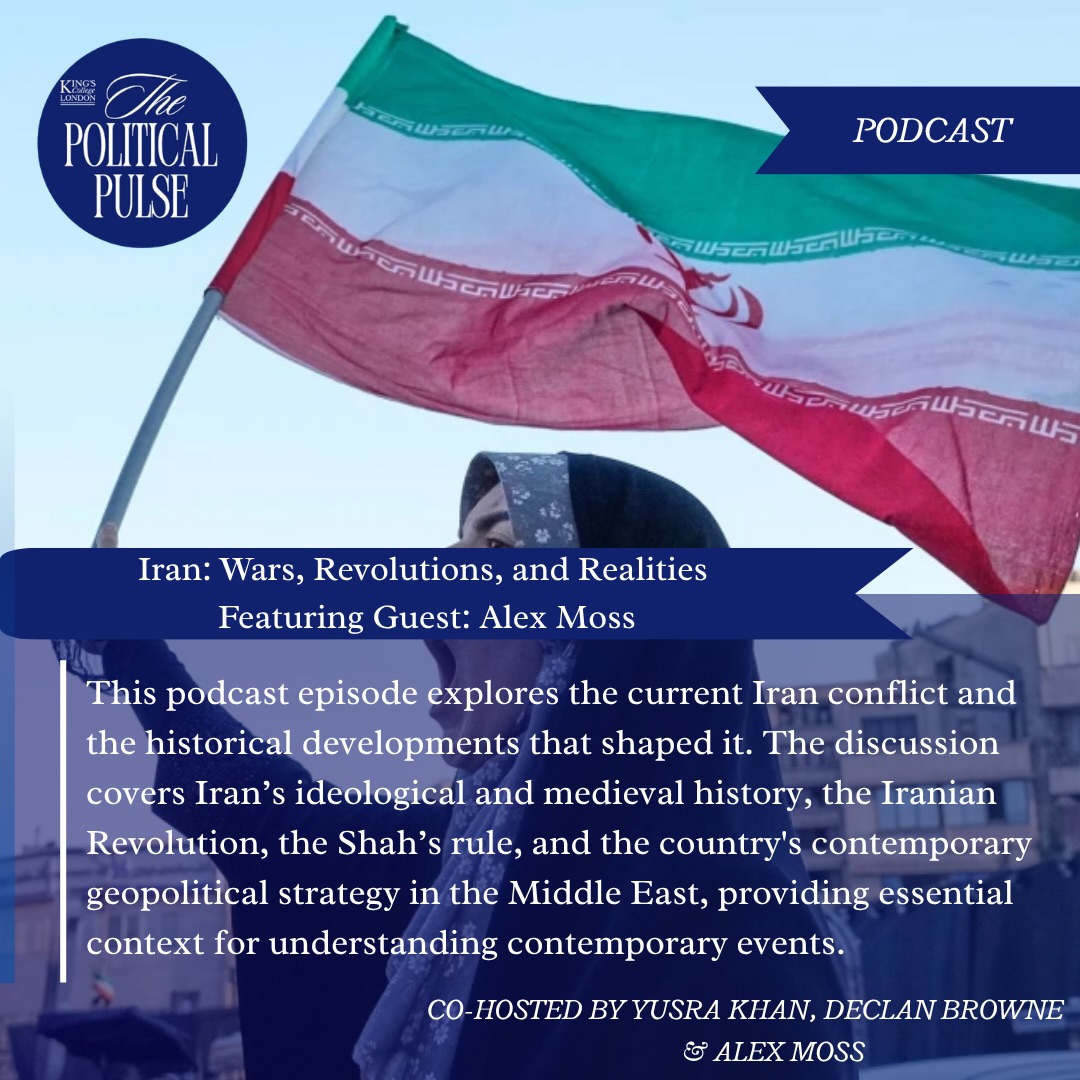 Check out our latest podcast on Spotify with @ab.moss where @isyusrahere and @declan_armaros as co-hosts, discuss the current Iran War situation as well as foundational historical knowledge necessary to understand the happenings of the contemporary situation. We delve into Iran’s ideological and medieval history as well as discussions about the Iranian Revolution and the Shah before discussing Iran’s current geopolitical and nuclear strategy within the Middle East. We also engage with the role or perspectives of nations like China, India, and Russia in relation to Iran, and finally shine some light upon the recent Strait of Hormuz events. #iran #podcast #china #india #russia