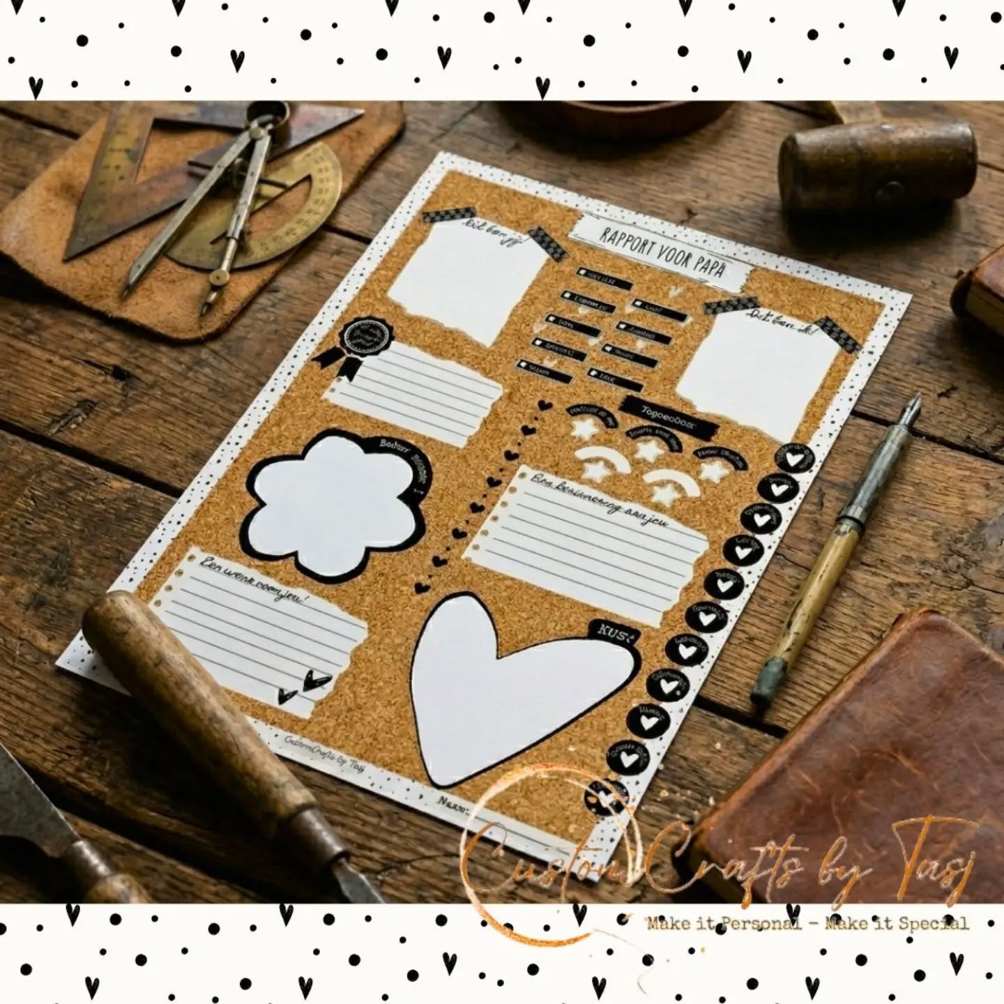 Een rapport waar papa blij van wordt 💙
Met lieve woorden, grappige vragen en ruimte voor mooie herinneringen. Een persoonlijk cadeautje om zelf te printen, in te vullen en met liefde te geven.
👇
customcrafts.nl/product-page/rapport-papa-printable-vaderdag
#vaderdag #printables #papa #cadeautip #vader