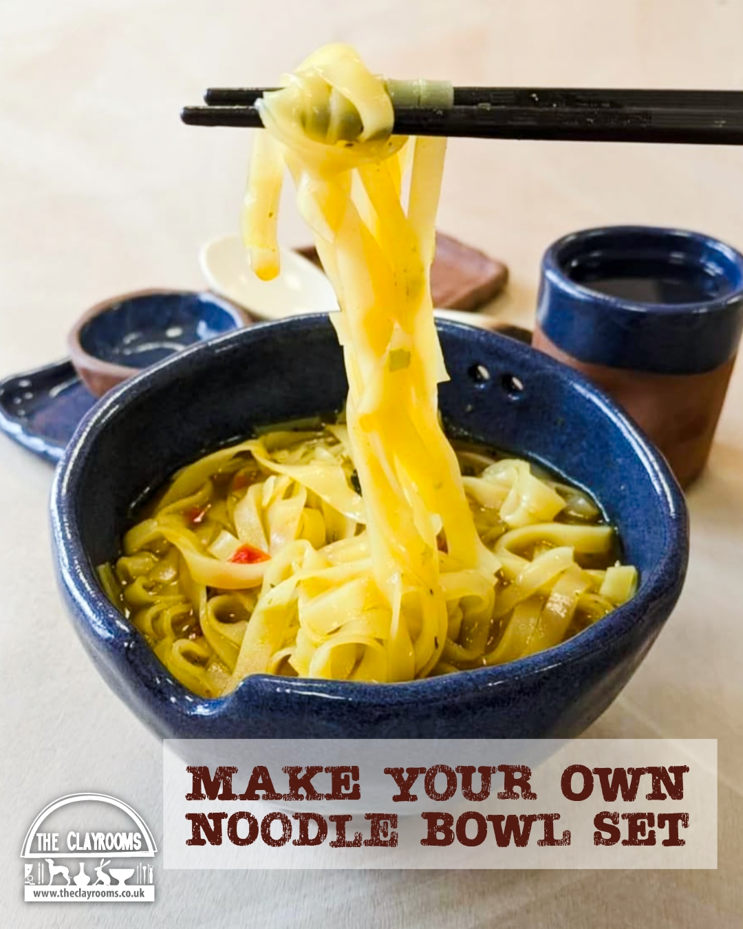 🍜 Imagine eating your favourite noodles from a bowl you made yourself.
That's exactly what you'll create on our upcoming 5-week Handbuilding Noodle Bowl Set course at our Loughborough pottery studio. 👐
Over five relaxed Thursday evening sessions, you'll learn two traditional handbuilding techniques - pinch and coil - while creating your own handmade ceramic homeware collection, including:
🍜 Ramen bowl
☕ Grab mugs
🥢 Chopstick rests
🥣 Dipping bowls
🥄 Ceramic soup spoon
Once your pieces are made, you'll glaze every item yourself using a choice of brush-on and dip glazes, creating a finished set that's completely unique to you.
Whether you've never worked with clay before or you're looking to build your pottery skills, our experienced tutors will guide you every step of the way in a friendly and supportive studio.
🩷 Thursdays | 2nd July – 30th July
🕖 7pm–9pm
📍 The Clayrooms, Loughborough
👤 Ages 16+
💷 £150 for the full 5-week course
Could you see yourself serving dinner in a set you made with your own hands? 💙