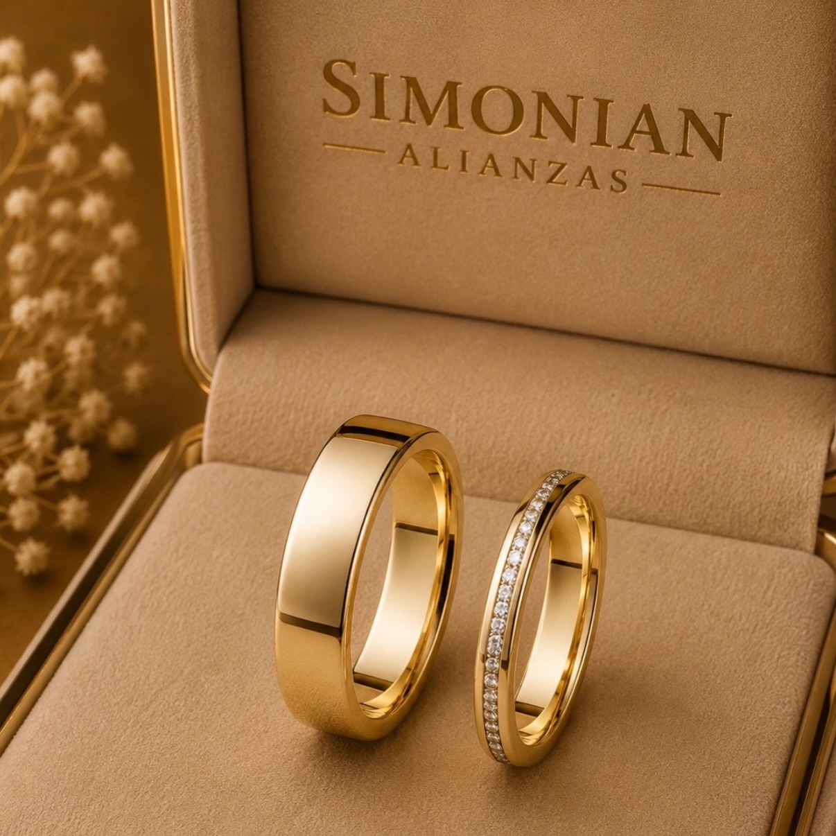 Un melodía de amor ♥️
Alianzas con un toque distinto en cada una, pero manteniendo el mismo diseño en su base y el mismo color en su alma.
Así deben ser las parejas, un toque de diferencia entre los dos, pero con los mismos valores en su base y el mismo empuje en su alma. ♥️
Oro 18K., desde una estrella a millones de años luz, hasta tus manos. 😍
Una obra fabricada por nuestro orfebre @benjaminsimonian 💍
SIMONIAN® Alianzas
Uniendo parejas desde 1975
#alianzas #oro18k #boda ♥️