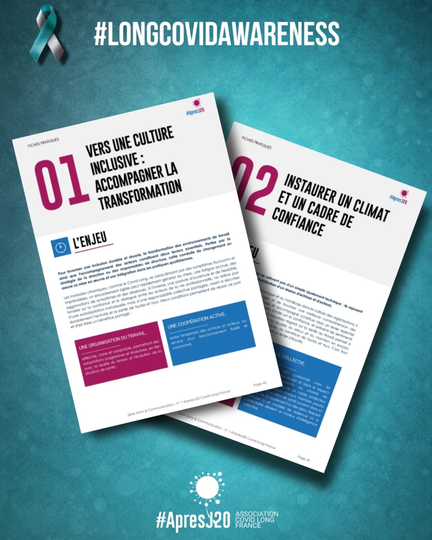 📢 Le Covid Long au travail : un défi invisible, une responsabilité collective.
Connaissez-vous l’impact réel du #CovidLong sur le monde professionnel ? 💼✨
Loin d’être une simple crise sanitaire passagère, le Covid Long redéfinit durablement la santé au travail et l’économie mondiale.
Selon les dernières données de l’OCDE, cette pathologie concerne des millions de personnes en âge de travailler, entraînant une baisse de productivité, de l’absentéisme et, pour 1 travailleur atteint sur 5, une véritable rupture professionnelle.
Derrière ces chiffres, il y a des talents, des collègues, des encadrants qui font face au quotidien à des symptômes invisibles, fluctuants et souvent mal compris :
▪️ fatigue neurocognitive
▪️ brouillard mental
▪️ malaises post-effort
▪️ etc.
💡 La solution ? Elle n’est pas individuelle, elle est collective.
Pour maintenir l’emploi, sécuriser les parcours et éviter l’exclusion, les organisations doivent faire évoluer leurs cultures et leurs pratiques.
Aménagements, écoute, co-construction et management par le care sont les clés d’une inclusion durable.
⏳ J-7 : Ne manquez pas la sortie de notre Guide Pratique !
❓ Comment instaurer un cadre de confiance ?
❓ Comment adapter concrètement un poste de travail ?
❓ Quels sont les acteurs clés à mobiliser ?
Pour répondre à ces questions et proposer des actions concrètes aux équipes et aux collectifs de travail, l’association #ApresJ20 va publier son tout nouveau Livre Blanc :
📖 « Santé au travail et maladies chroniques »
📅 Rendez-vous la semaine du 22 juin pour sa publication officielle ! 🚀
Un outil co-construit avec des experts et des acteurs de terrain, pensé en Open Source pour que chaque entreprise / employeur puisse s’en emparer et faire de l’inclusion une réalité.
👉 Restez connectés, ensemble agissons sur l’enjeu du Covid Long au travail !
ApresJ20 #HandicapInvisible #SantéAuTravail #Inclusion RSE ManagementCare OCDE LongCovidAwarenessDay
@ars_oc MissionHandicap @decathlon
@jerome.larche.7