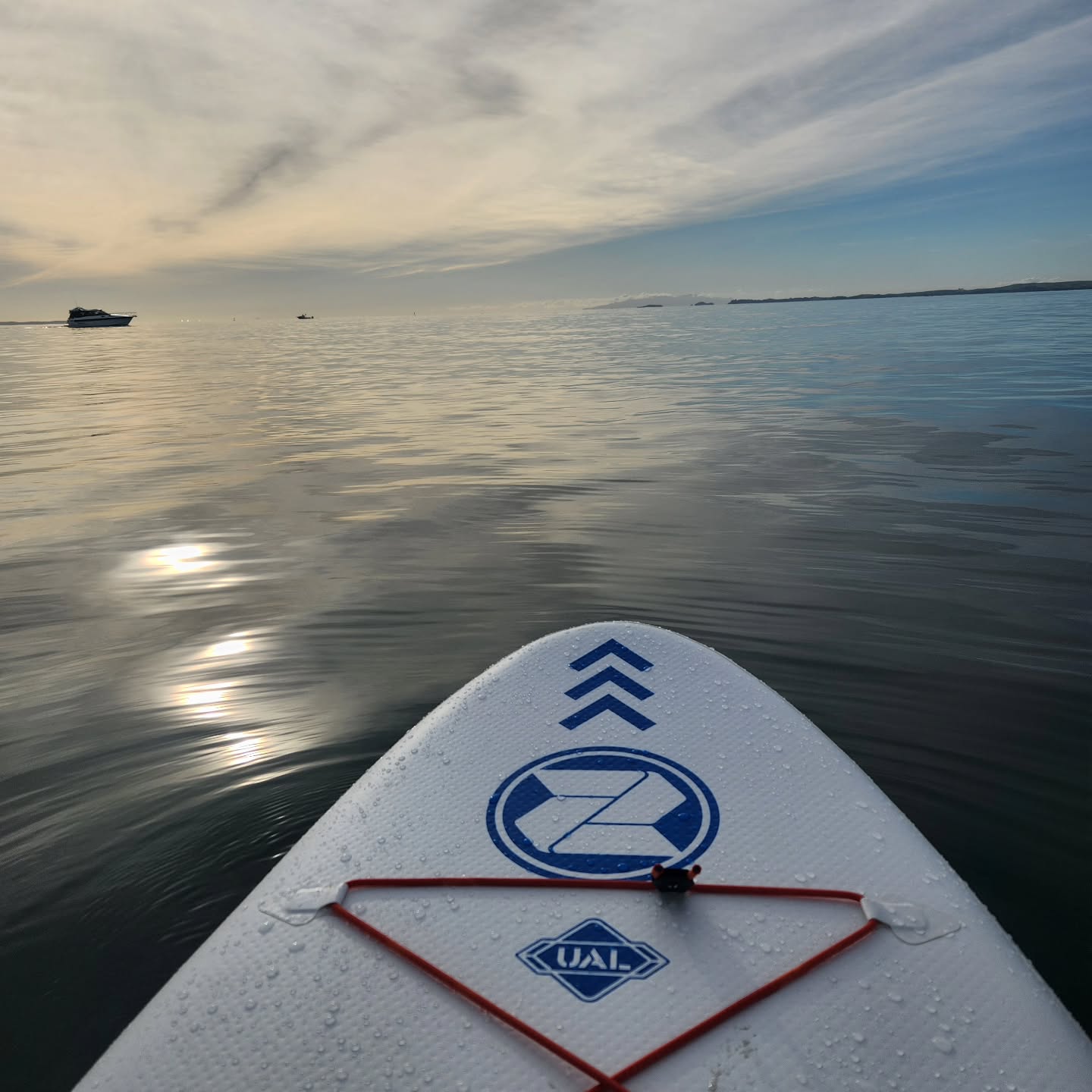 Such a beautiful morning for a paddleboard! It's been a few months and I felt a little wobbly on my new board, but I didn't fall in 🙌 thank goodness.
#milfordbeach #nzpaddleboarding #sunnydays