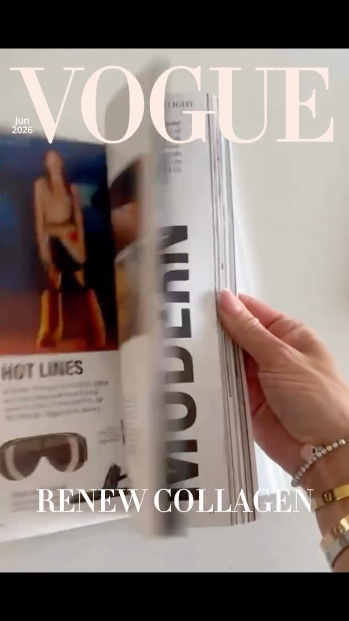 My heart is so full 💜
As a little girl, Vogue was my favourite magazine. I dreamed of seeing something I created featured in its pages one day.
Today, that dream has come true. My collagen brand, RENEW COLLAGEN has been featured in Vogue.
I’m beyond grateful, proud, and excited for what’s ahead. Thank you to everyone who has been part of this journey.
Dreams really do come true ✨💜