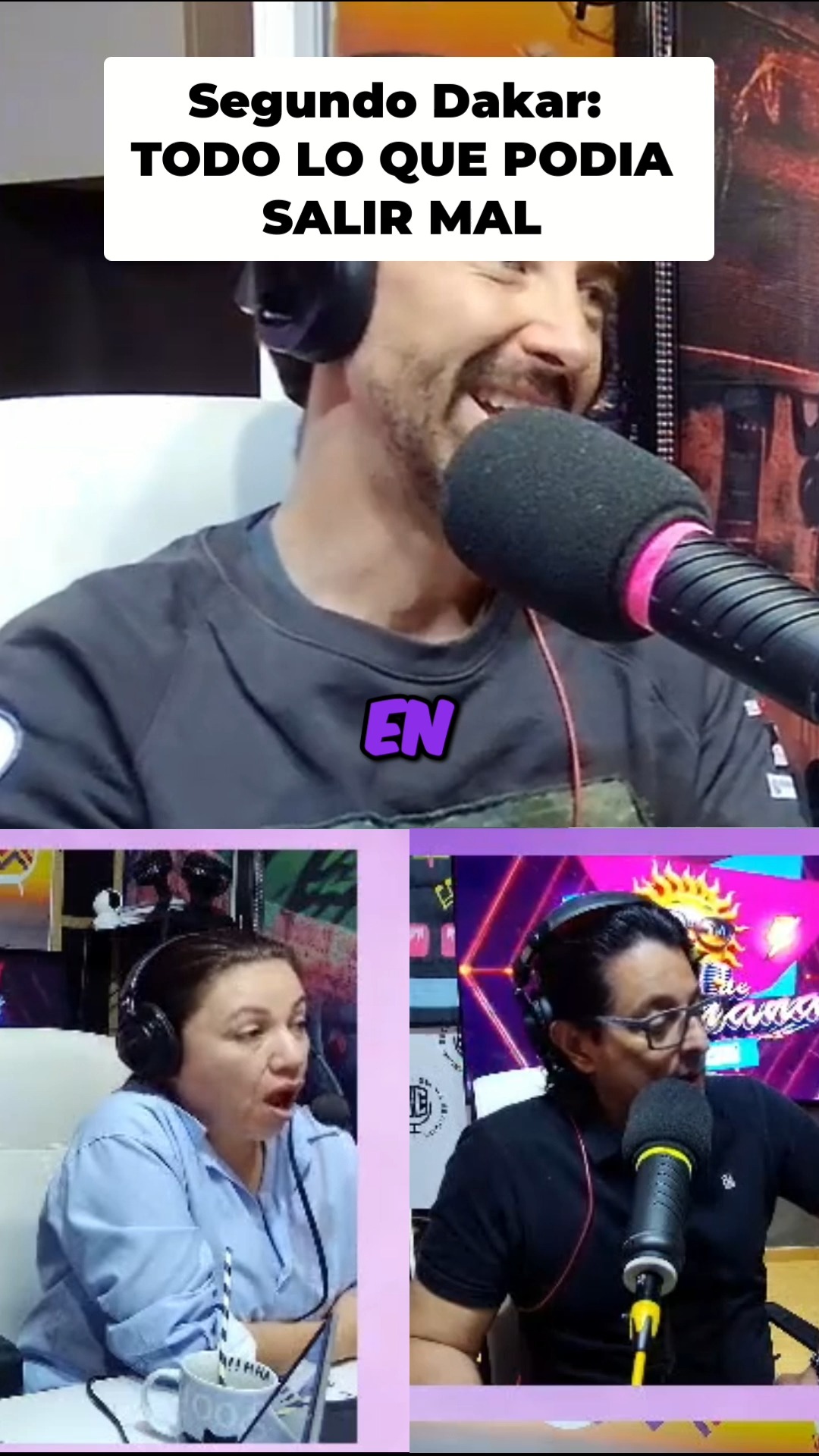 🏍️🔥 Hoy compartimos en *El De La Mañana* con Josep Pedró y nos dejó una de esas conversaciones que se quedan contigo.
Nos contó cómo es vivir el Dakar desde dentro: las caídas, los momentos donde parece que todo puede salir mal, las lesiones, la presión y esa mezcla entre miedo y pasión que solo entienden quienes persiguen un sueño hasta el final. 💨
Josep lleva el Dakar en la sangre desde pequeño, debutó en 2024 y ha demostrado que rendirse nunca fue una opción. Incluso después de sufrir averías, caídas y competir lesionado, siguió adelante superando cada obstáculo en una de las pruebas más duras del mundo.
Y en ese camino también ha sido clave el apoyo de **Motos Santa Eulàlia**, apostando por el talento, el esfuerzo y la pasión por las dos ruedas. 🙌🏁
Gracias Josep por recordarnos que muchas veces el verdadero triunfo no está solo en llegar… sino en no dejar de intentarlo.
#JosepPedro #Dakar #MotosSantaEulalia #MotorLife #LaMovidaLatina #ElDeLaMañana #Superacion #motolover