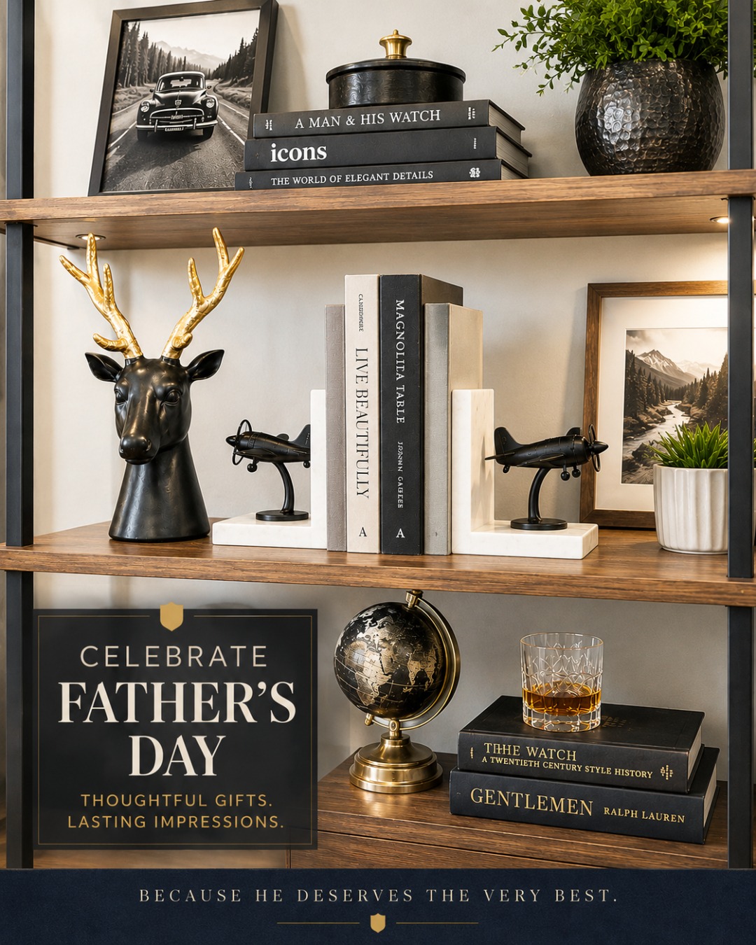 Father’s Day is right around the corner, and we have the perfect finishing touches for the dads and father figures in your life.
Whether he's designing a home office, man cave, library, or favorite retreat, our collection offers classic pieces that blend style, function, and personality.
#JennyLeeDesigns
#DowntownMonument
#InteriorDecor
#DecorIdeas
#Father'sDay