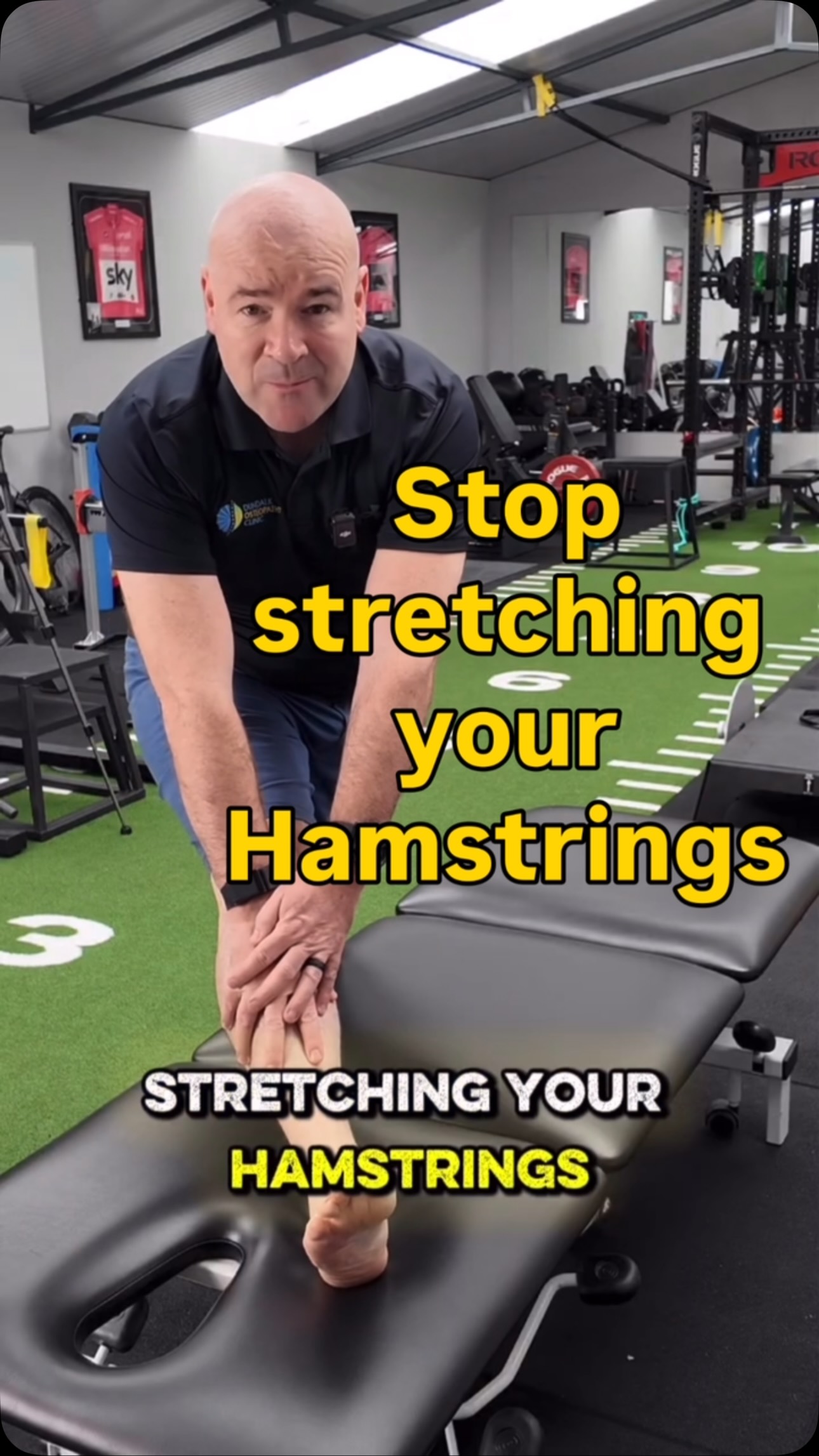 ❌Stop stretching your Hamstrings for your low back pain!! You need proper assessment by a professional. If your struggling with low back pain. Message us to get you moving better 😎 #backpain #sciatica #discbulge #dundalkosteopathyclinic #dundalksportsmedicine