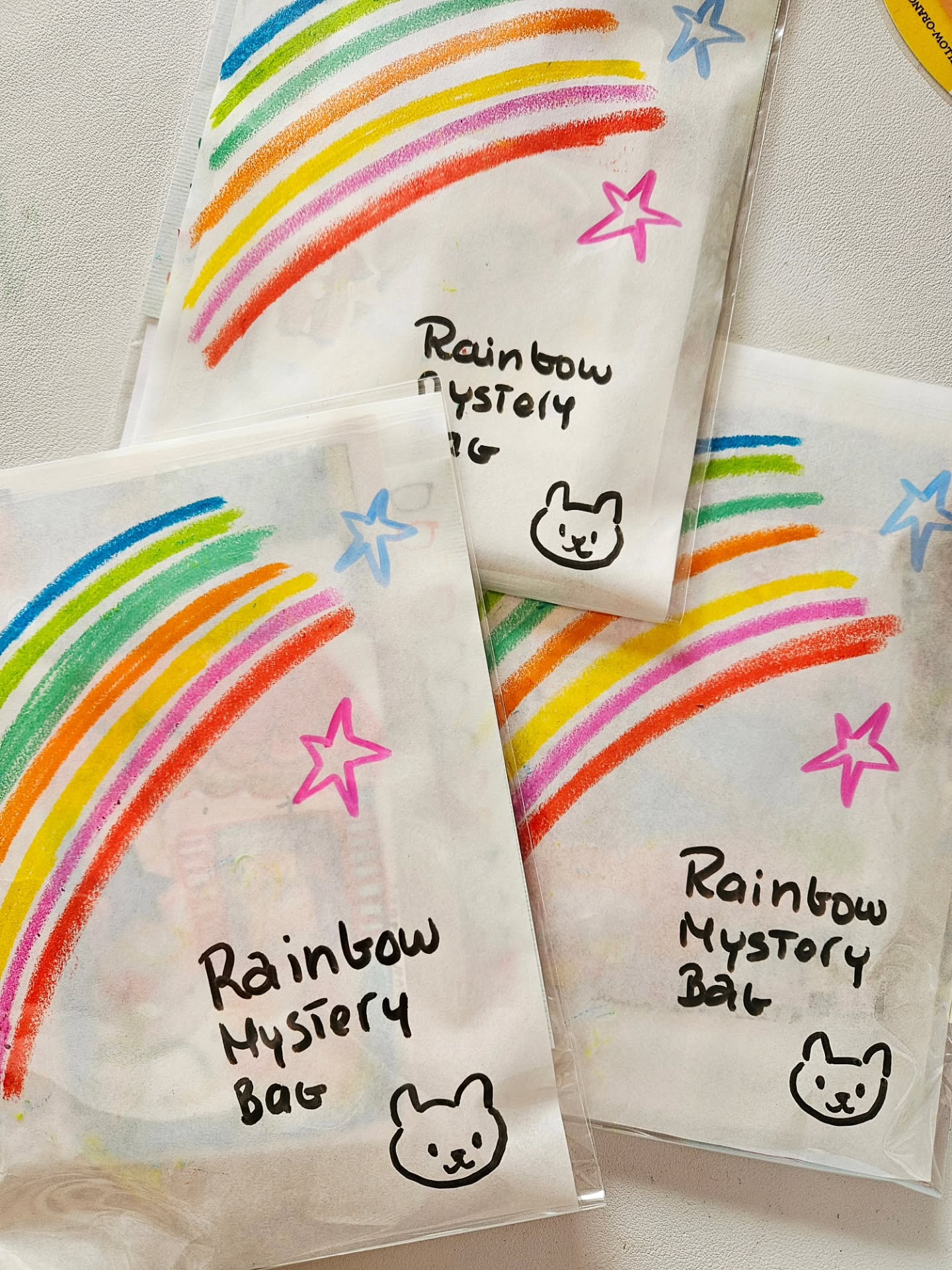 Rainbow mystery bags are here 🌈🌈🌈
Inside: you will find - handmade pretties like, an original painting, a mini rainbow bear drawing and a hand drawn rainbow stickers + a postcard, different kinds of stickers and papers, an oracle card and miffy sticker sheets.
Perfect for those who love to collect small art pieces and to play in their junk journal!
.
Available in my shop 💕🥰 🌈
.
.
#mysterybag #mysterybags #junkjournal #scrapbooking #artcollecting