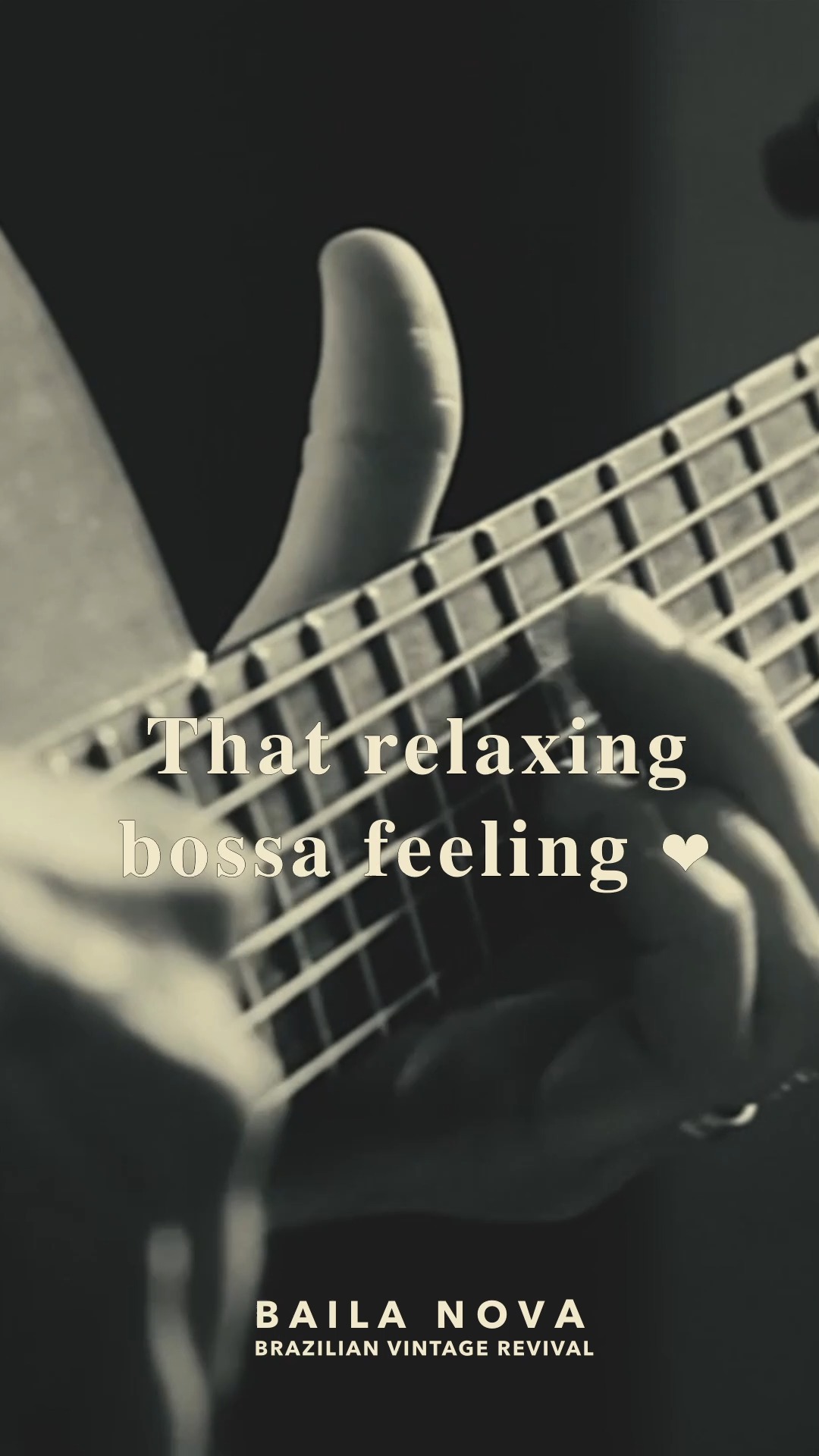 A little more A Felicidade…
That relaxing bossa feeling ❤️
From our Baila Nova Plays Jobim session.
Obrigado ✨