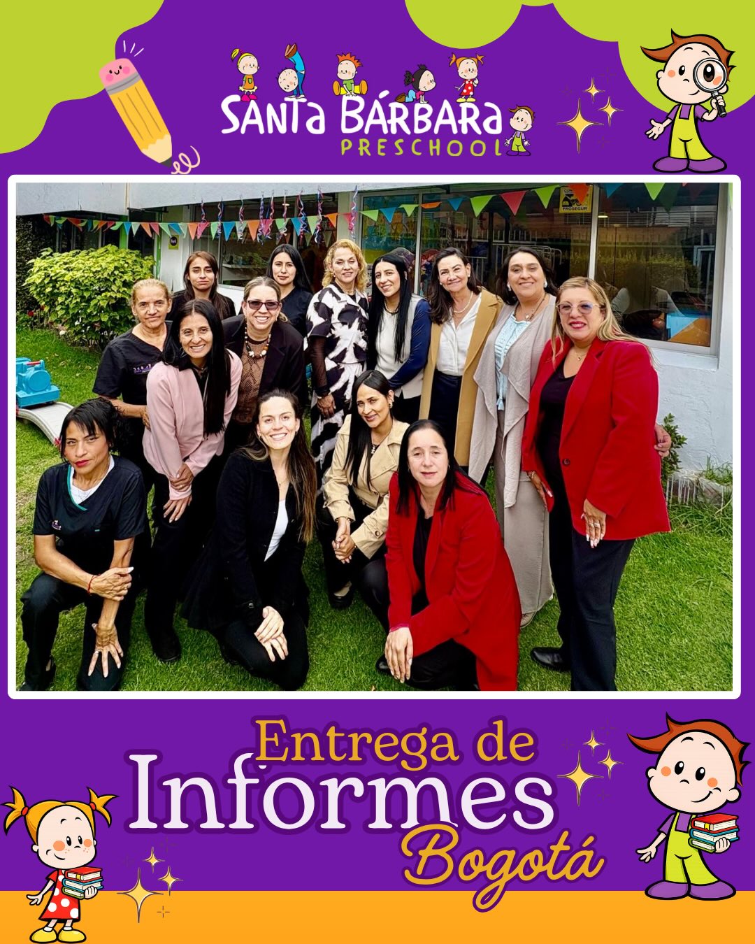 Hoy realizamos la entrega de informes en nuestra sede Bogotá, un espacio para compartir con las familias los avances, logros y aprendizajes de nuestros niños. 📚✨
Gracias por acompañarnos y ser parte fundamental de este hermoso proceso de crecimiento y formación.
#santabárbarapreschool #Aprendizajes #DesarrolloInfantil #educacionconamor #elartedeaprender