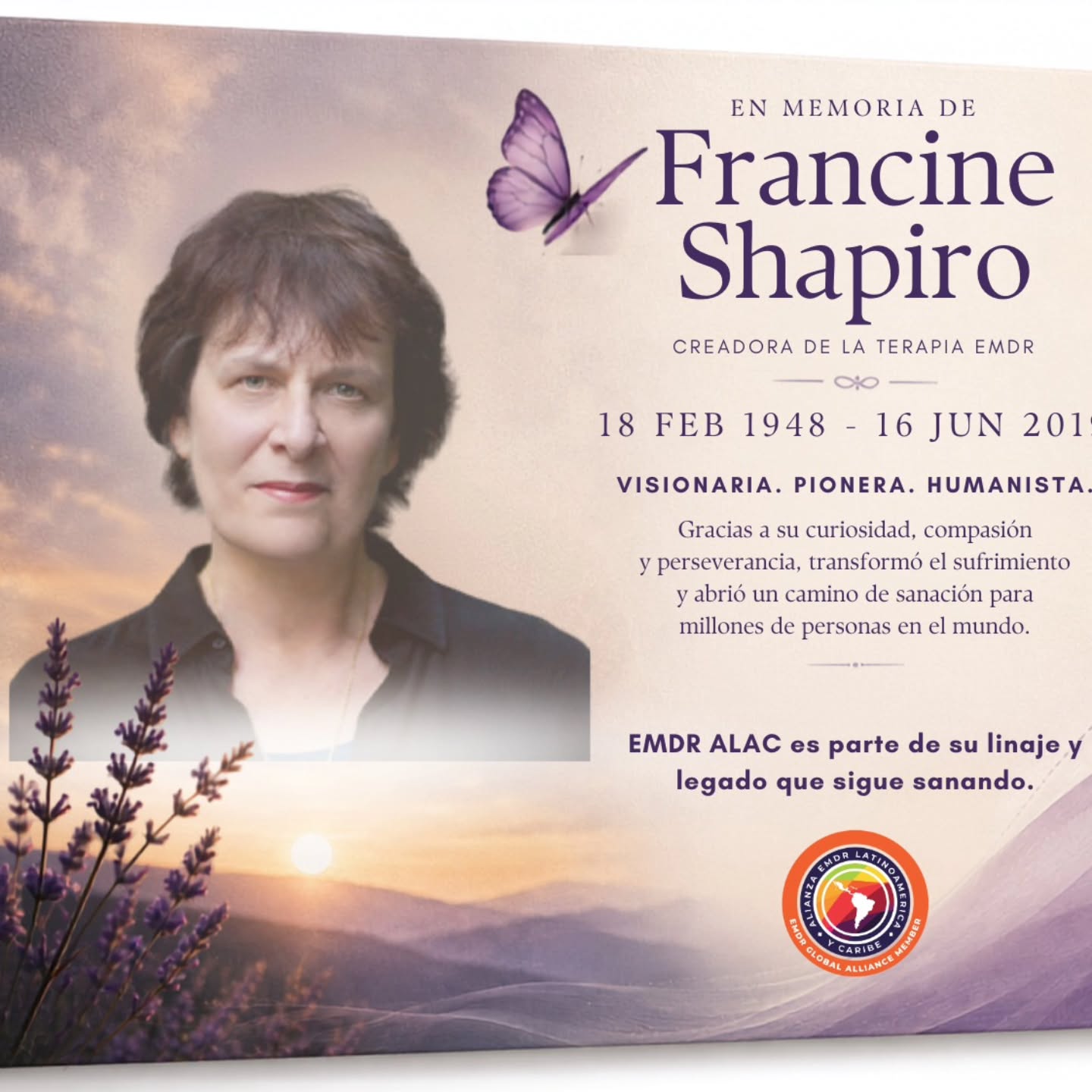 En memoria de la Dra. Francine Shapiro🦋