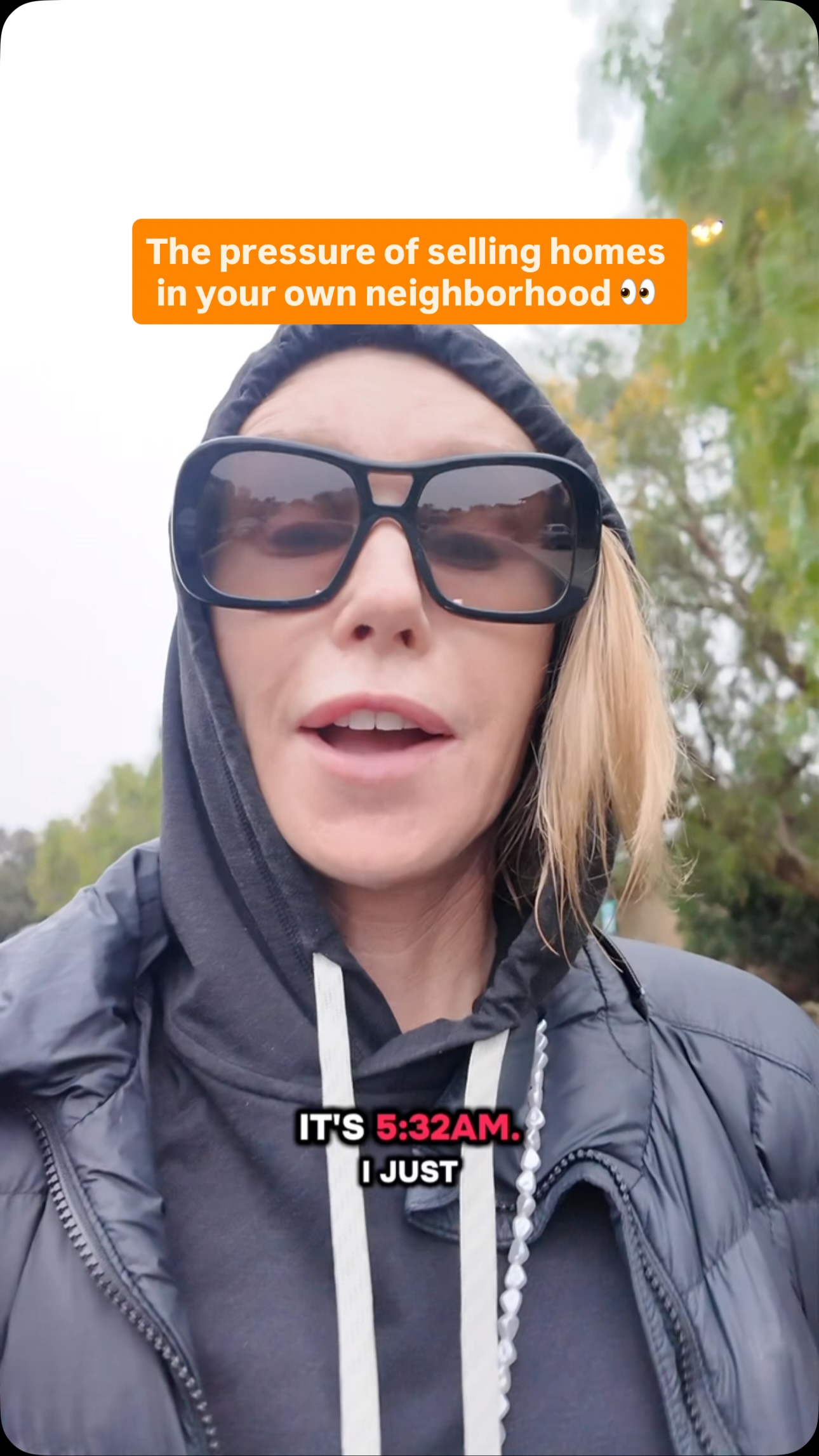☀️ 5:32 AM thoughts from your neighborhood realtor…
Cold plunge at 43°.
Walked the dog.
Drove by listings.
Got reminded real estate is emotional 😂
People always talk about the perks of being the neighborhood expert… but nobody talks about this part.
Every morning you drive by the signs.
The homes that flew into escrow in a week 🎉
The homes that took 170 days and a million conversations 💀
The neighbors asking what’s happening.
The pressure. The responsibility.
And sometimes… your neighbors literally call and say:
“Stop walking your dog and sell my house.” 😭
But truthfully, being trusted with helping people through one of the biggest decisions of their lives is something I never take lightly.
Every house has a story.
Every sign means someone trusted us.
And every morning, Olive and I keep doing our rounds 🐾
Audra Lambert | Realtor®
DRE 01909872
📞 (949) 697-2232
📧 audra@lambertgrouphomes.com
Realty One Group West
#realtorlife #neighborhoodexpert #realestate #morningroutine #ocrealtor