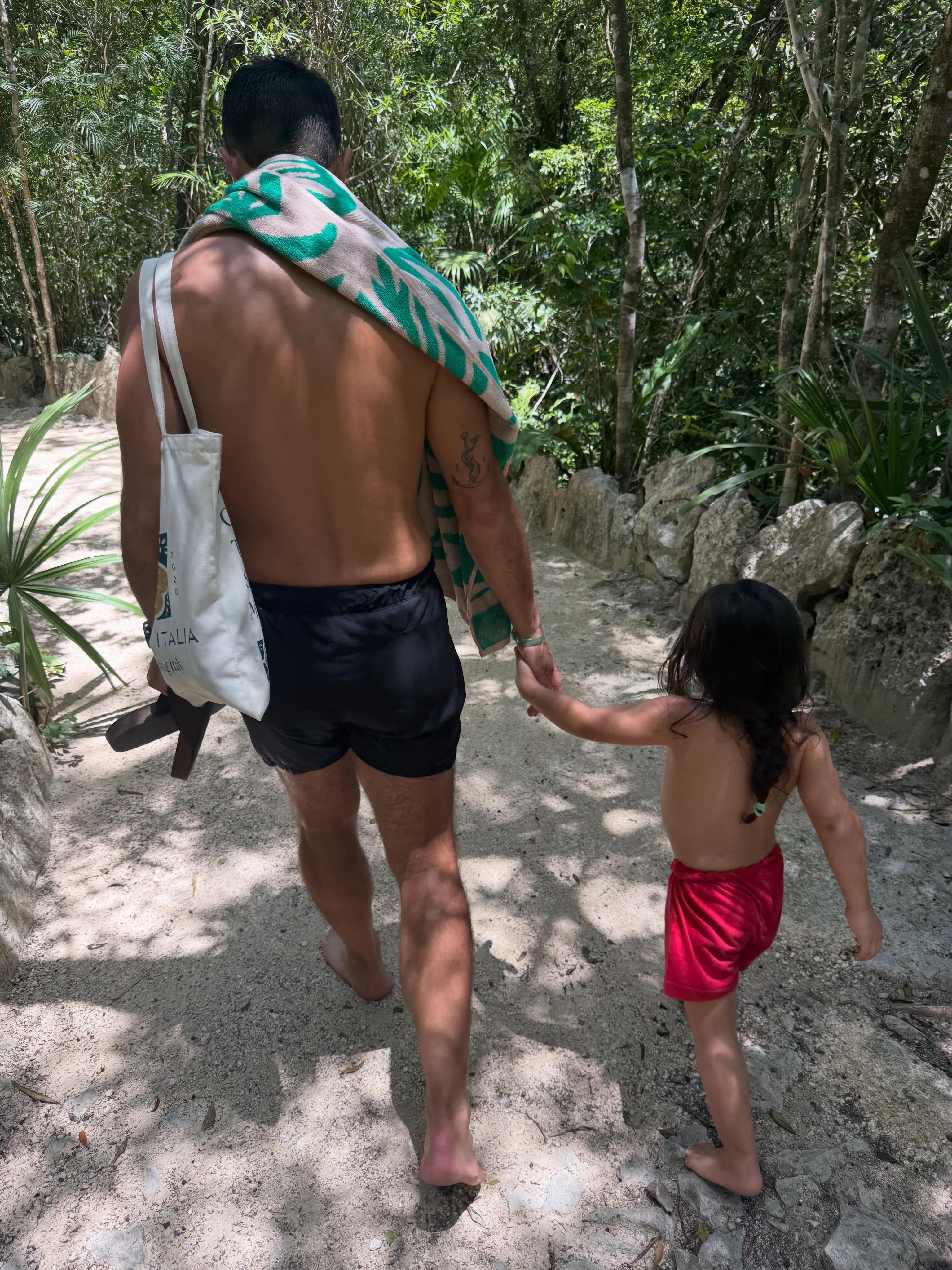 We took a few days off in Mexico, in Playa del Carmen.
And while this is not an Italy post, it is a post dedicated to travel, and what it means to us.
I consider myself immensely grateful for the possibility to rely on a network of some of the most brilliant people and guides that I have built over the course of my guiding career at G Adventures and leading National Geographic Journeys. My colleagues (some of the coolest people I know by the way) @suzyashton and @irmantesungailaite beautifully overwhelmed me with lists of authentic travel tips in the area, showing us how to do the region right. And on the second day, we followed their tip to visit a local, lesser known cenote, where we had a peaceful, fulfilling travel experience, exploring some outstanding natural scenery while enjoying an intimate travel experience. The cenote, just 30 minutes south of Playa del Carmen, is deep in the jungle. A little truck takes you there from the entrance. We then met our guide, and his little son, Efren. Picture this 4 years old little man, with the longest hair, walking us barefoot through the jungle. We connected right away, while he grabbed my hands and made me run with him from cenote to cenote. He was a force of nature, afraid of nothing. He would jump into the cold water, and dive another million times. His dad told me how obsessed he is with skulls (as soon as he saw me he pointed at the skull pictures in my Modelo t-shirt) and how he is a little “demonio” (devil). Words can’t describe how happy Efren’s presence made us. Seeing a little kid so full of life, living that kind of life in front of his proud father, in places so remote and magical, truly filled my hearth with gratitude. And yes, you can guess it right. THIS is the moment I’m forever taking with me about this trip. At the end of the day, Efren gave us a little stone he found. I’m taking it home, as a reminder of this day and little Efren. And this is what real travel always has been about to me. Real moments rather than pre-fabricated, comfortable experiences. Grazie Irmante and Suzy for allowing this connection to happen.