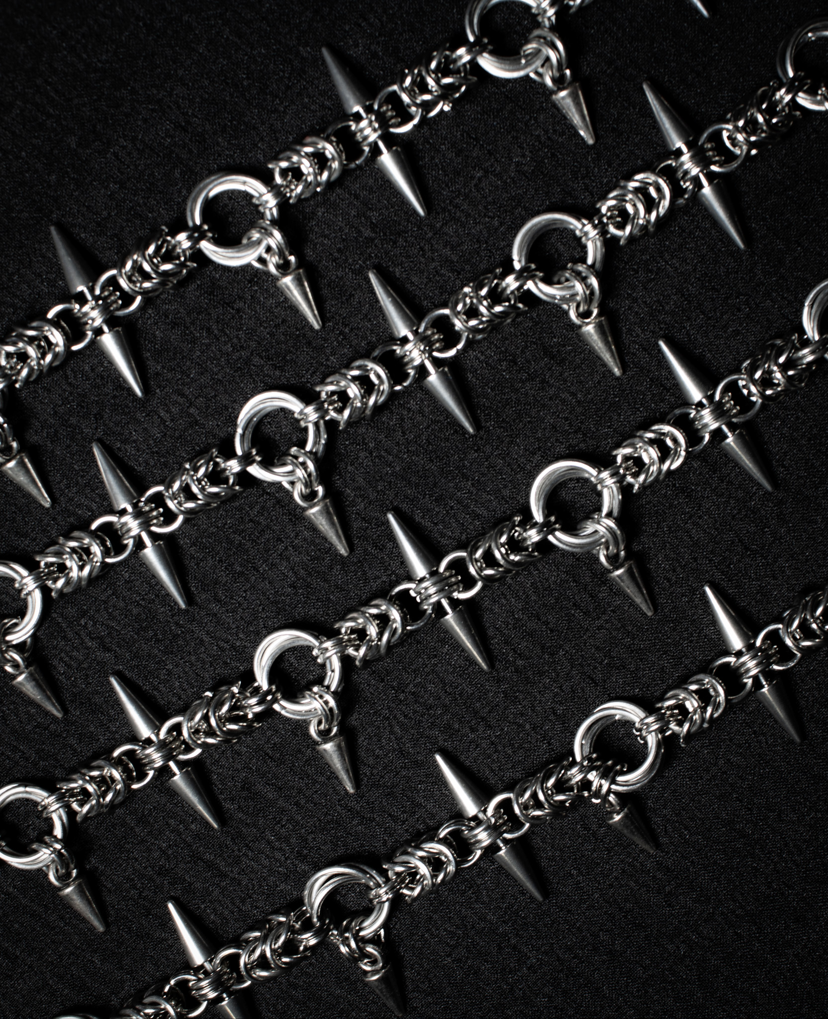 ⚔️Our Vex Chainmaille necklaces are back in stock!
Shop now at www.apparition.co.za
#apparitionatelier #chainmaille #jewellery #spikedchoker #gothicjewelry