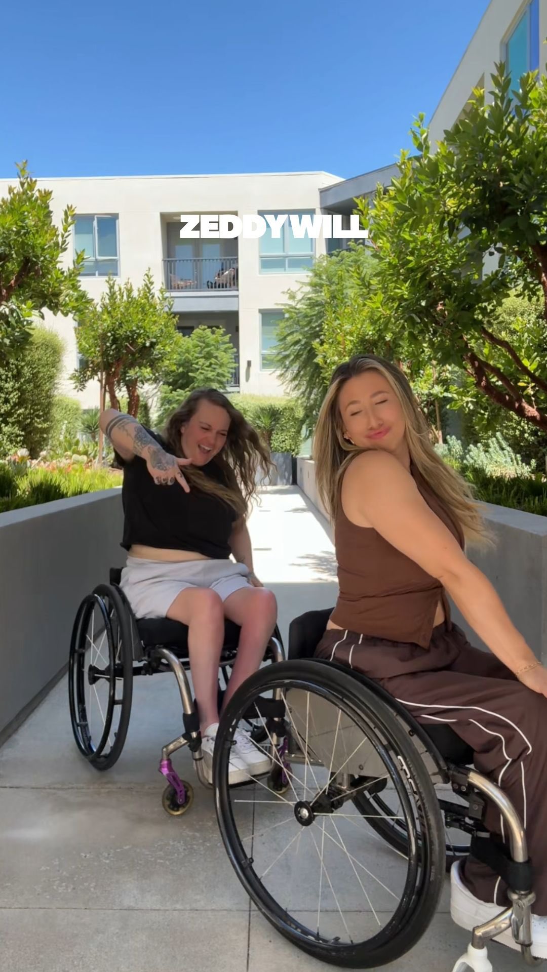 AINT NEVA 😍👏🏼🙂↔️✨👯♀️ this one was TOO much fun, had to adapt it for wheelies!
🎶: @thezeddywill
dc: @itsalliebrwn 💃
#zeddywill #aintneva #tiktok #rollettesdance #wheelchairdance
