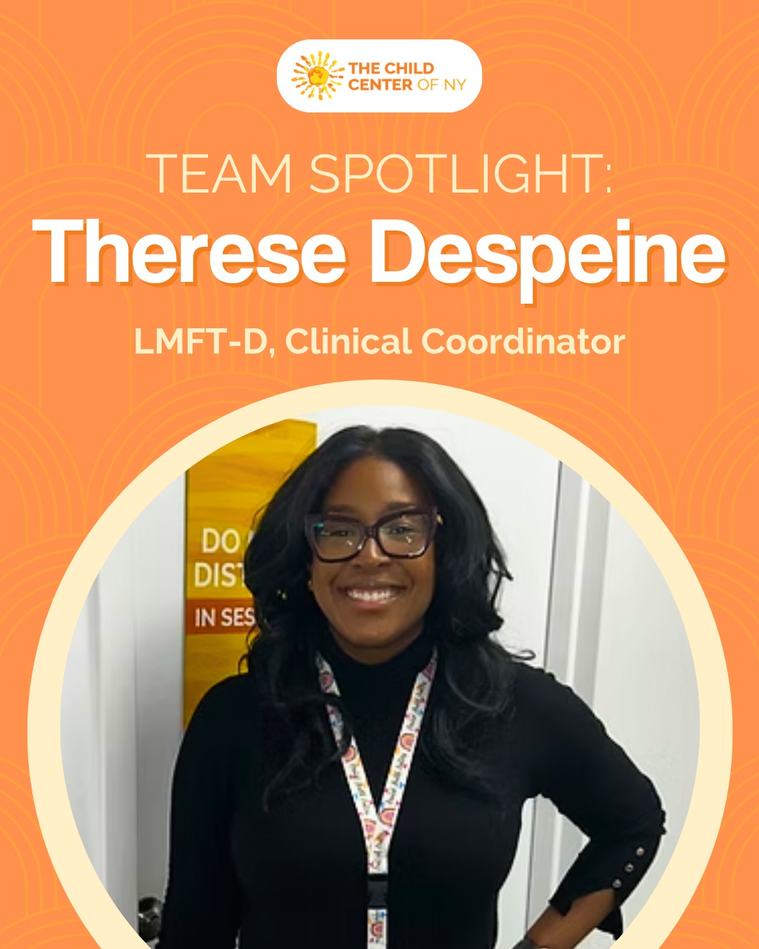 As Clinical Coordinator at The Child Center of NY, Therese Despeine, LMFT-D, wears many hats: guiding clients through the admissions process, maintaining her own caseload, supervising clinicians and interns, and helping make behavioral health services more accessible across our programs. She also draws on her own experience as the child of Haitian immigrants to build trust with families navigating challenges both old and new. In this Team Spotlight, Therese reflects on the power of culturally responsive care, the importance of planting seeds of growth, and the lasting impact of believing in someone's potential before they can see it for themselves.
Read Therese's story, in her own words: https://www.childcenterny.org/post/black-history-month-team-spotlight-therese-despeine-lmft-d-clinical-coordinator