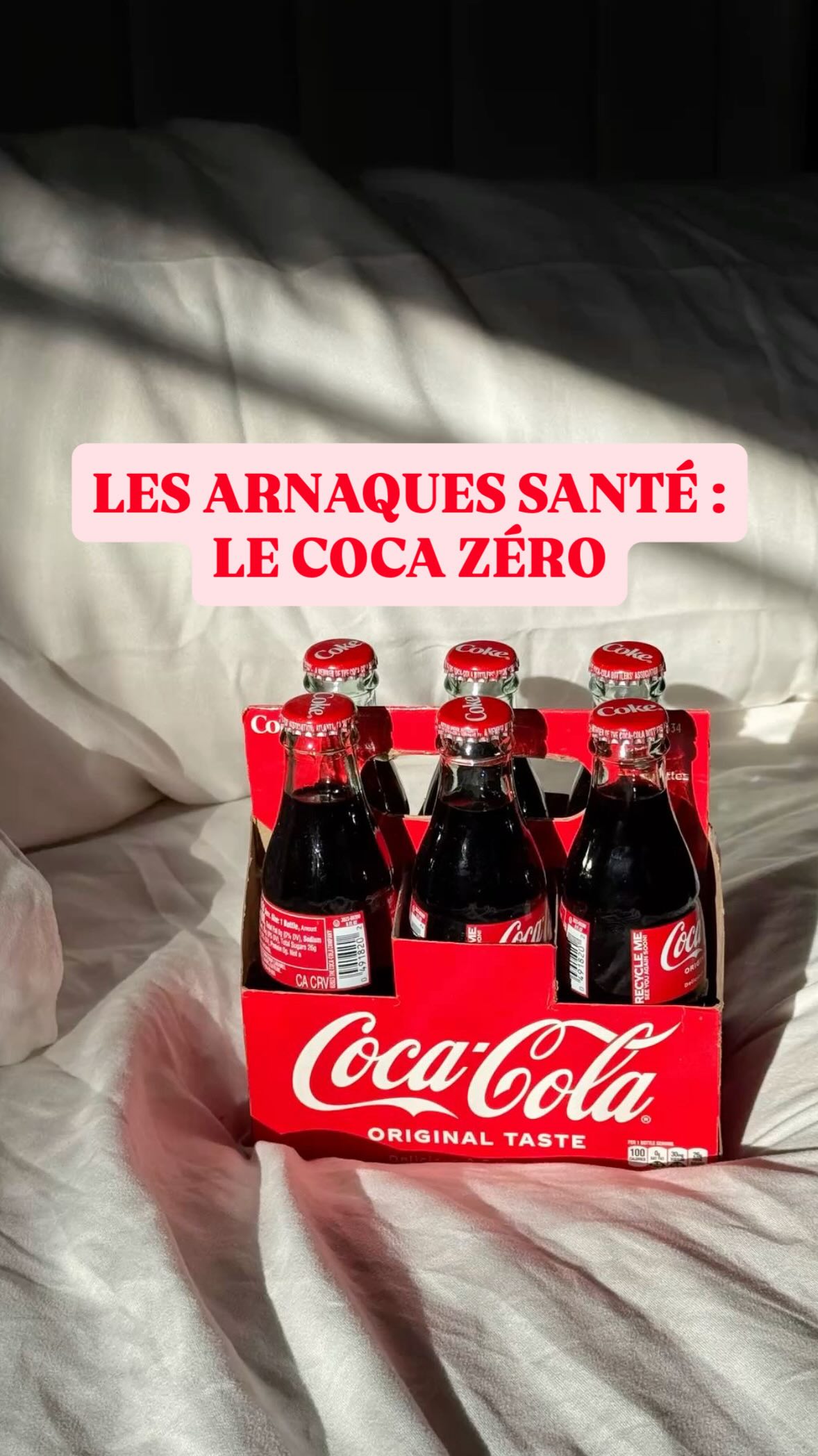 🥤 Les arnaques santé : le Coca Zéro
On pense souvent faire un choix plus sain en consommant du Coca Zéro, puisqu’il ne contient pas de sucre. Pourtant, ce n’est pas forcément une bonne option pour votre santé.
⚠️ Le Coca Zéro contient des édulcorants de synthèse qui peuvent perturber l’équilibre du microbiote intestinal et sont associés à un risque accru de développer un diabète de type 2.
🦠 Or, un microbiote en bonne santé joue un rôle essentiel dans la régulation de la glycémie, l’immunité et la digestion.
✨ Si vous aimez les boissons pétillantes, il existe des alternatives plus intéressantes pour votre santé intestinale, comme :
🥂 Le kombucha, naturellement fermenté et riche en micro-organismes bénéfiques.
🥛 Le kéfir, une boisson fermentée contenant des probiotiques qui contribuent à nourrir le microbiote.
💚 Prendre soin de son microbiote, c’est aussi prendre soin de sa santé métabolique sur le long terme.
—
#cocazero #cocacola #soda nutrition, nutritionniste, santé naturelle, alimentation saine, manger sainement, microbiote intestinal, flore intestinale, probiotiques, kombucha, kéfir, glycémie, diabète de type 2, édulcorants, sucre, perte de poids, santé digestive, inflammation, bien-être, alimentation anti-inflammatoire, conseils nutrition, rééquilibrage alimentaire, santé intestinale.