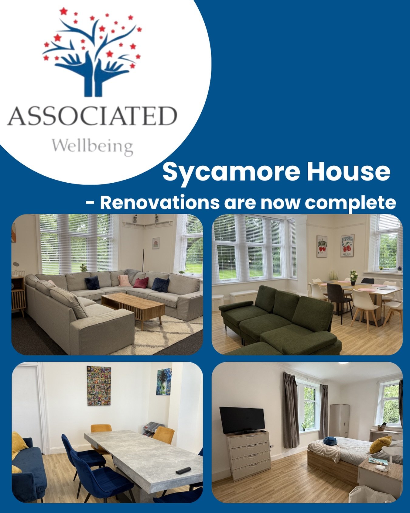 We are excited to announce Sycamore House is now complete!🏡💙