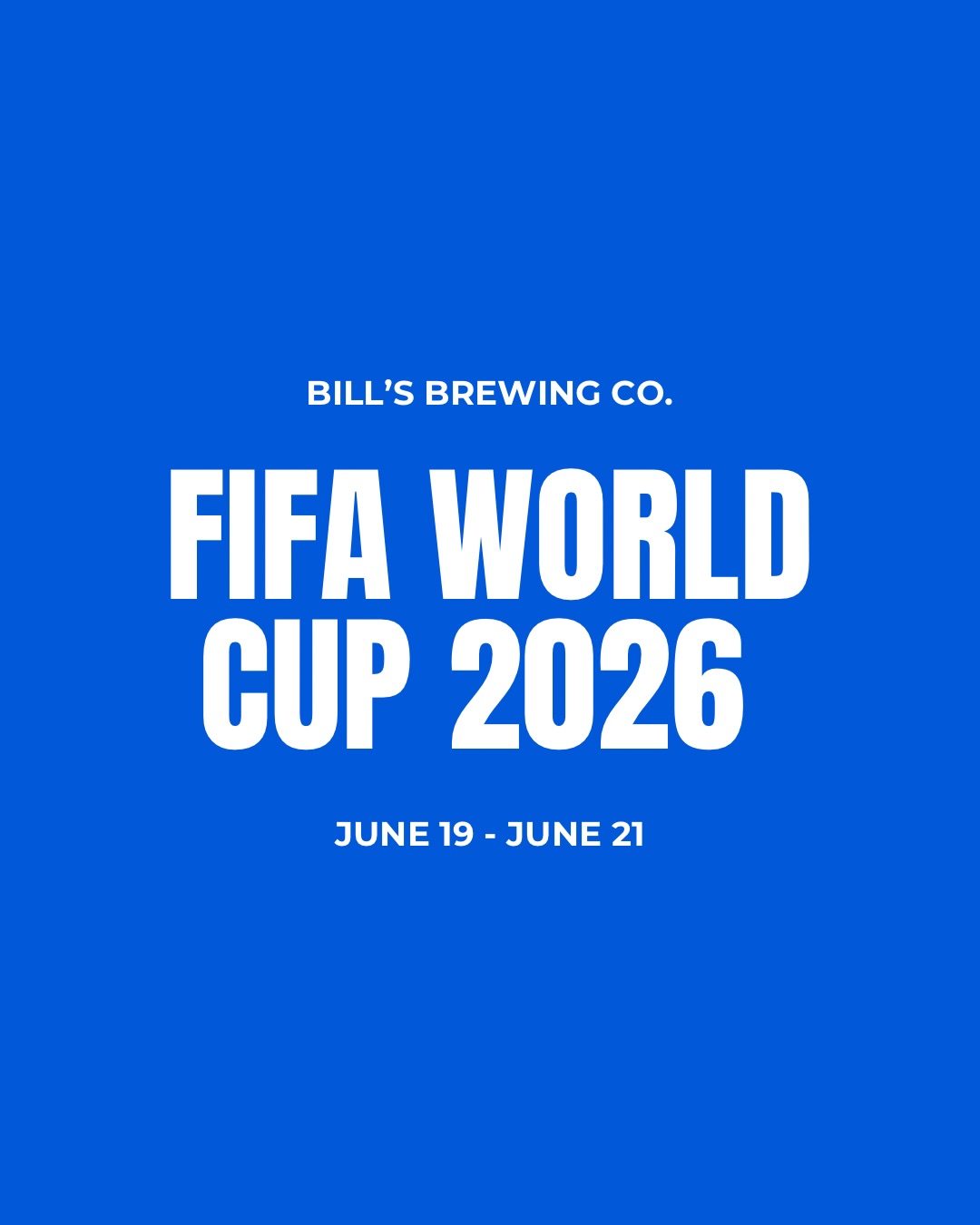 FIFA WORLD CUP USA game playing in the Warehouse today at 3PM! ๐บ๐ธโฝ๏ธ
+ APPy hour from 3-5PM featuring โฆ. ๐ฅ
$0.50 Wings (6 or 12)
$3 Chips & Salsa
$6 Fried Pickle OR Pepper Baskets
Check the lineup for the rest of the weekend.
Weโll see you at Billโs under the Big A$$ TV!
#seeyouatbills #ilmbar #fifaworldcup2026 #sportsbar #wilmingtonbreweries