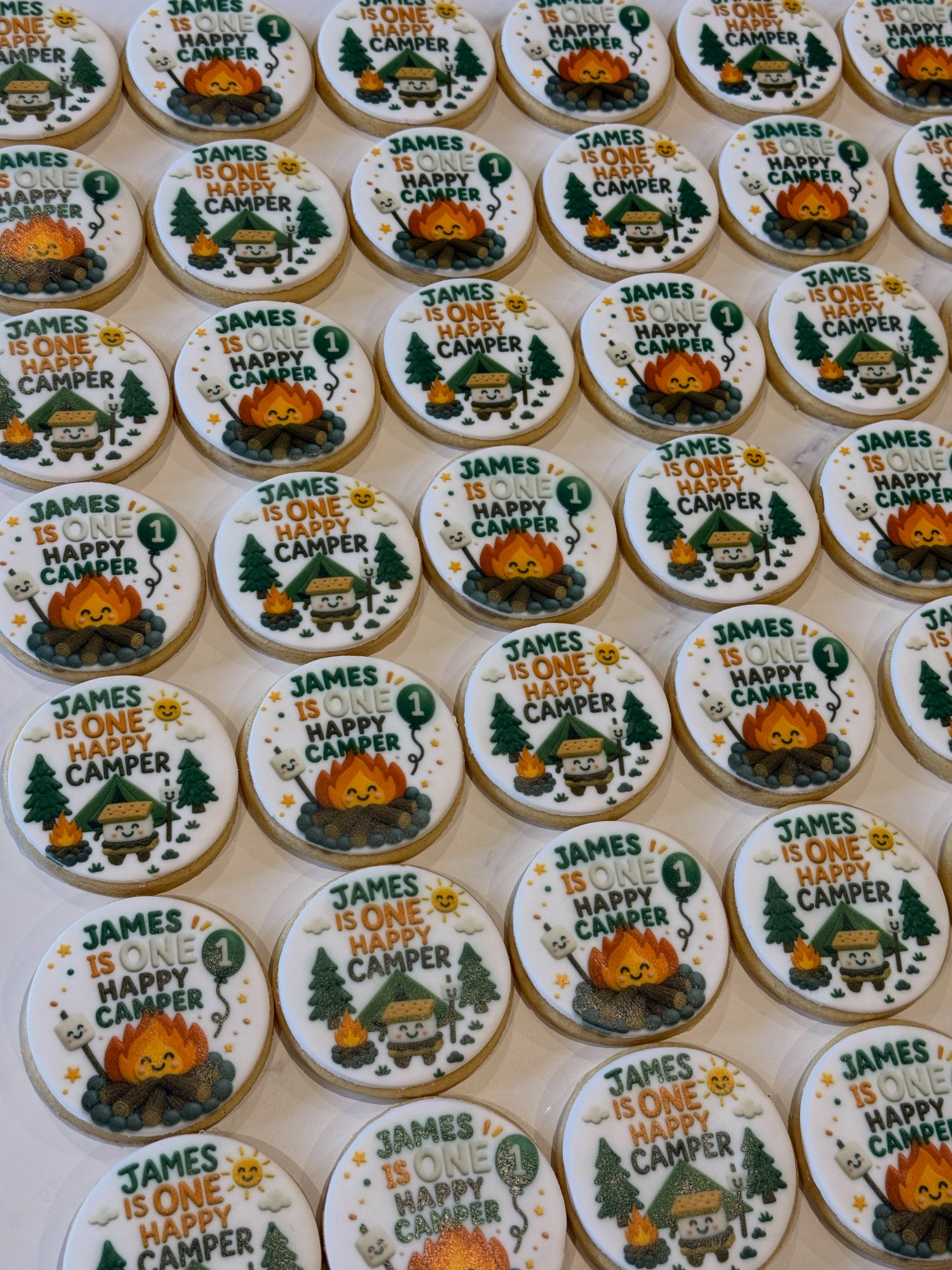 Celebrating James One Happy Camper Birthday
Image supplied by Client and printed on Eddie