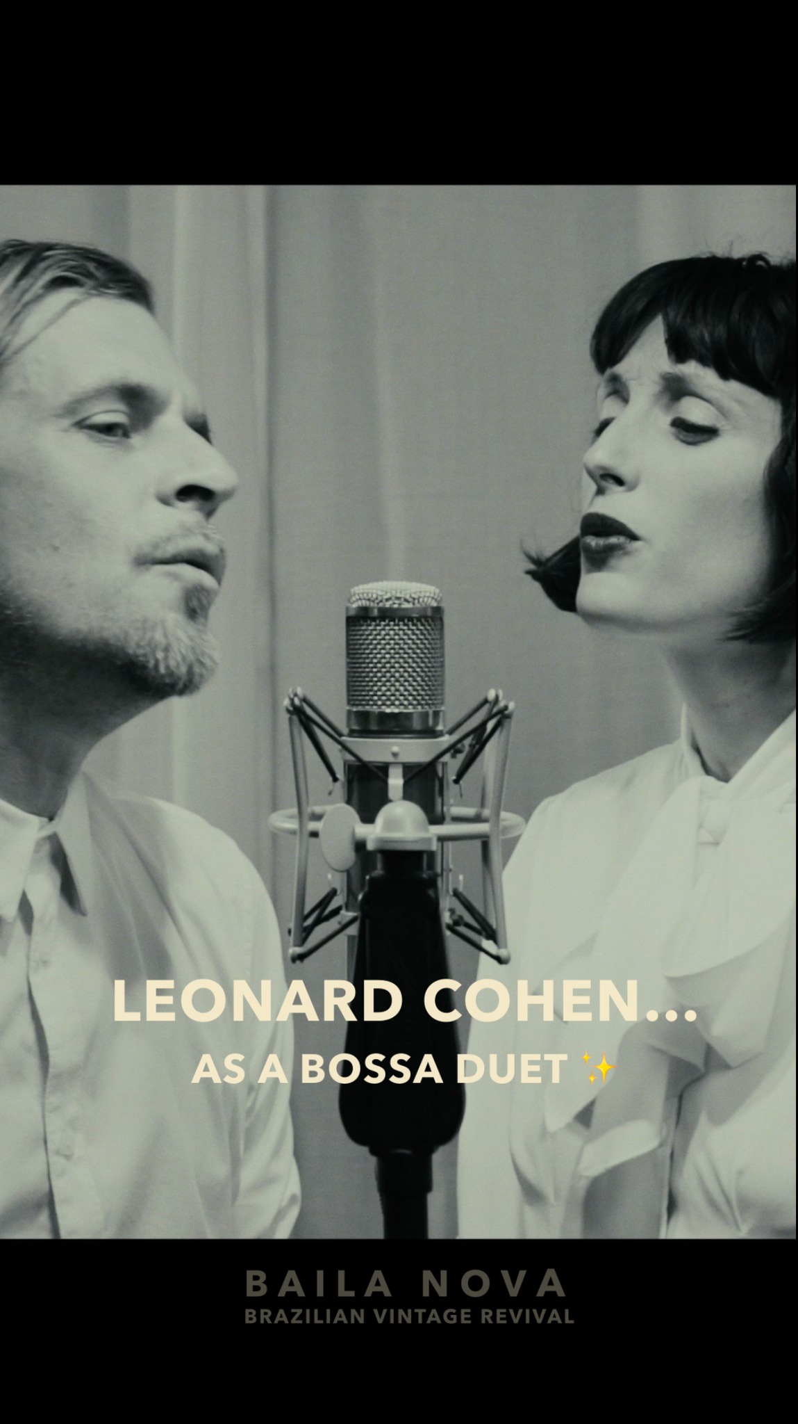 This one was not easy to cover…
We turned Leonard Cohen’s Dance Me To The End Of Love into a bossa duet, recorded in our living room in Joshua Tree.
Hope you like this little twist on a classic ❤️
Obrigado ✨