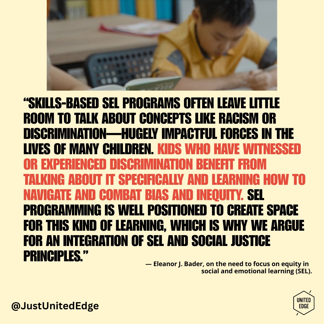 Social and emotional learning (SEL) has become an important part of education, helping students develop self-awareness, empathy, resilience, and relationship skills. But as this article argues, SEL cannot reach its full potential if it ignores the realities of inequality, discrimination, and unequal access to opportunity. An equity-centered approach recognizes that students experience the world differently and that meaningful learning must acknowledge the social, cultural, and economic contexts that shape their lives.
Research increasingly suggests that equity-based approaches to SEL can help students build not only social and emotional competencies, but also a deeper understanding of identity, belonging, and fairness. By creating space for conversations about race, culture, power, and inclusion, educators can foster environments where all students feel seen, valued, and supported. Read more here: https://bit.ly/4w3DMjg
#SocialEmotionalLearning #EducationEquity #InclusiveEducation #StudentWellbeing #EducationalJustice #SocialHealing #PublicEducation #EquityInEducation #FutureOfEducation #SocialJustice