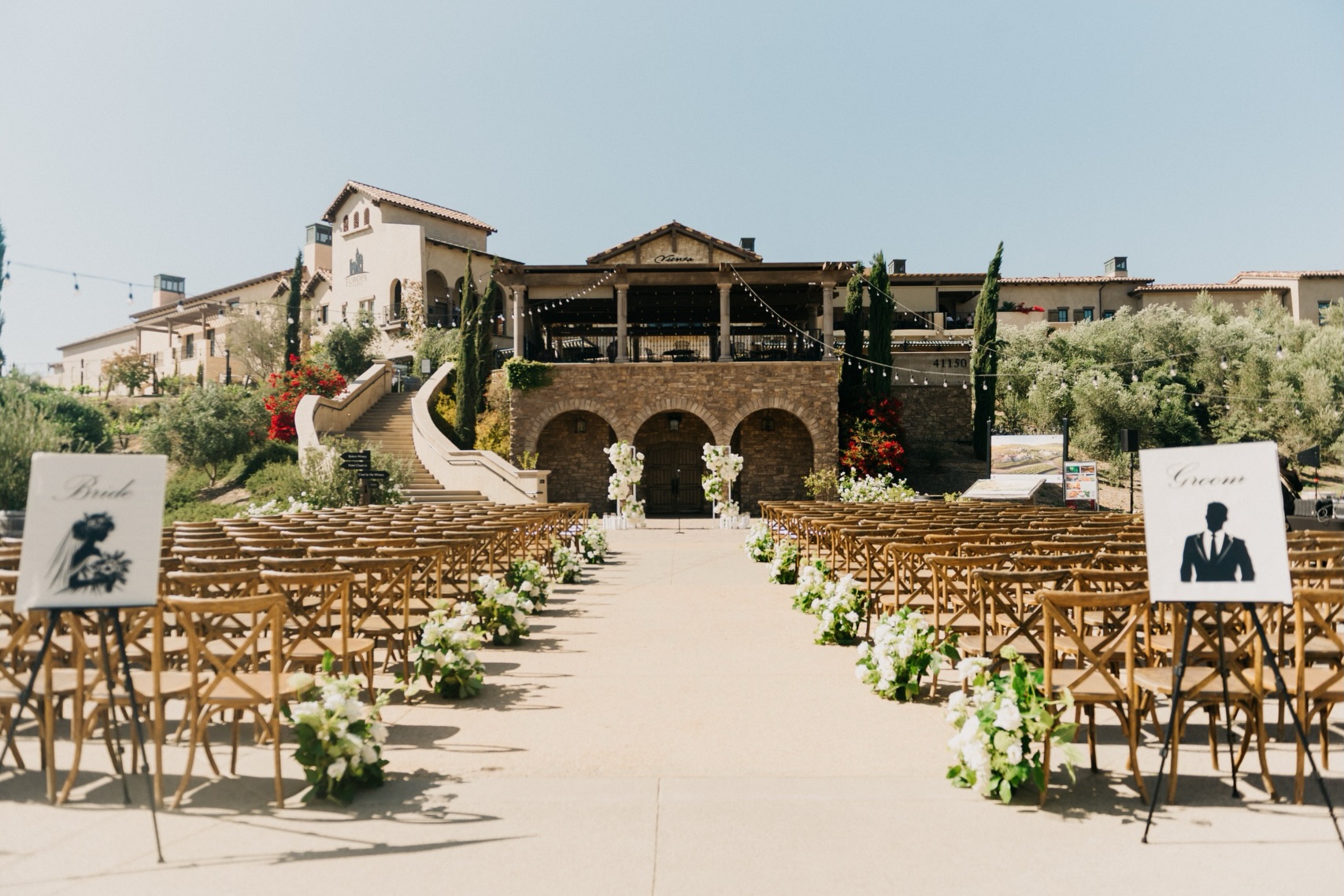 A beautiful setting for a beautiful beginning 🤍
A perfect balance of elegance, romance, and breathtaking views for L&D’s exchange of vows.
Venue: @europavillage
Planning & Coordination: @platinumeventplanningandmgmt
Florals: @wildflowerstudios.sd
Photography: @wanderlustcreatives
✨ Planning your wedding? Let’s talk.
#WeddingCeremony #WeddingInspo #PlatinumEventPlanning #EuropaVillage #CaliforniaWedding