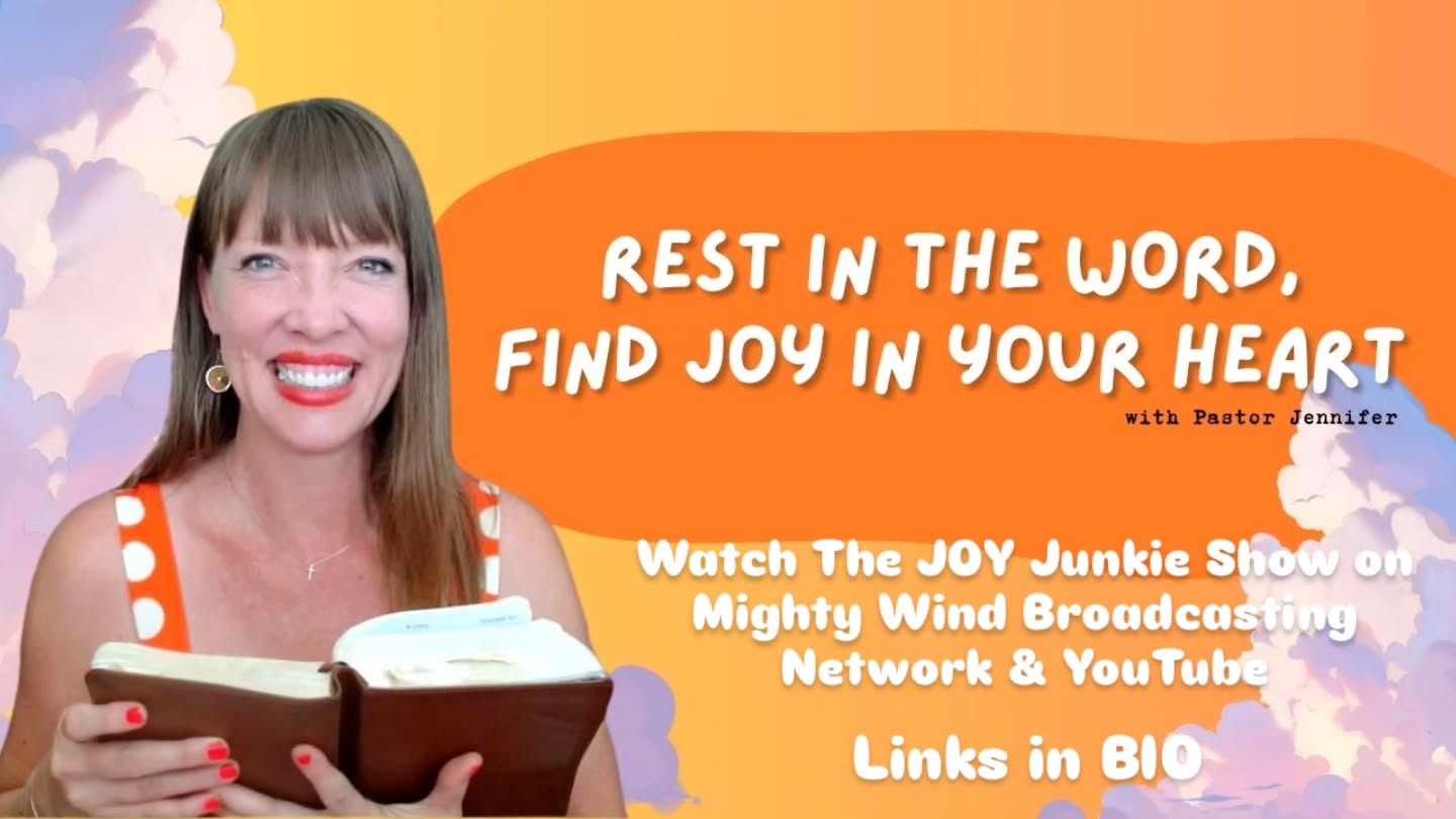 Hey guys!😍 I have a podcast called The JOY Junkie Show, which can be watched and listened to on YOUTube or MWBN.TV
I would love for you to check it out! The JOY of the Lord is our strength!