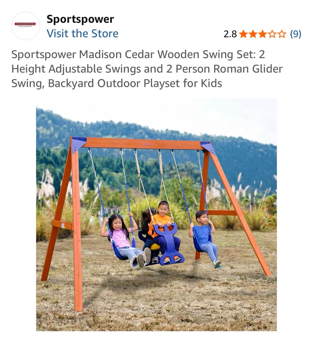 We are in desperate need of a new swingset at Bridge!
You can be our hero today for only $200 and help our kids to rediscover themselves through the joy of playing on a swingset and feeling like they are flying!
Visit our wishlist using the link in our profile to purchase this swingset and you will be helping kids for years to come!
This need couldn’t wait until next Wednesday for us to share it!
On behalf of every child who will get to play on this swingset you purchased, thank you!!
💝💝💝
Amazon Wishlist: https://a.co/bBSHZbR
#wishlist