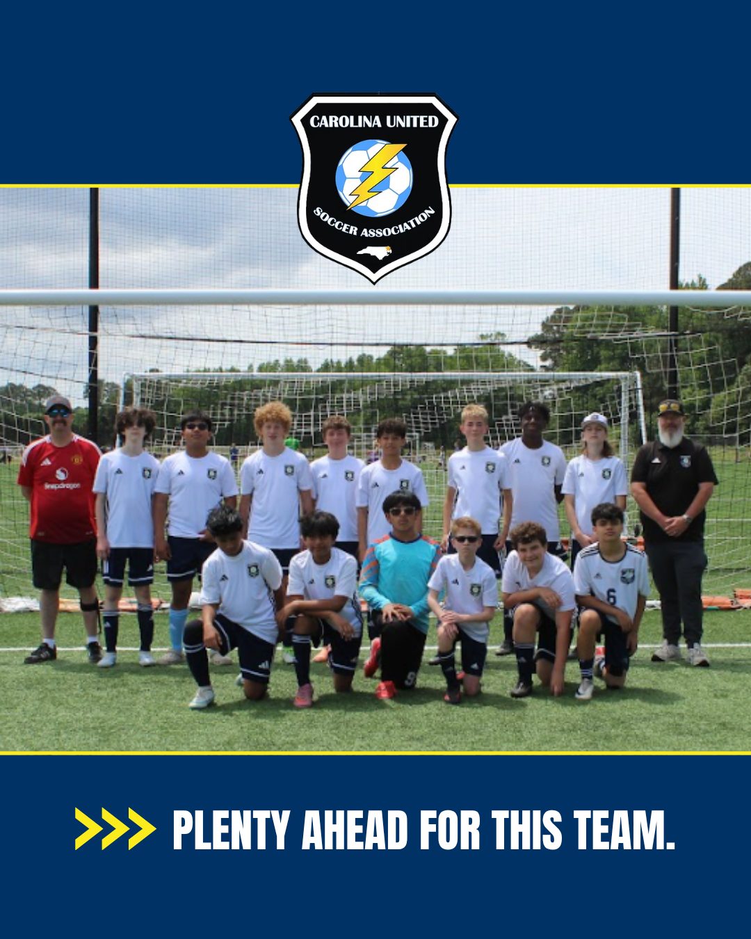 Coach Neupert and Coach Ellis’ U14 team put together an impressive season, finishing 2nd in their division. ⚽💙
Game after game, this group showed consistency, growth, and a strong team identity that carried them to the top end of the standings. A great season to build on and plenty still ahead for this team. 👏🔥
Stay up to date at carolinaunitedsoccer.com