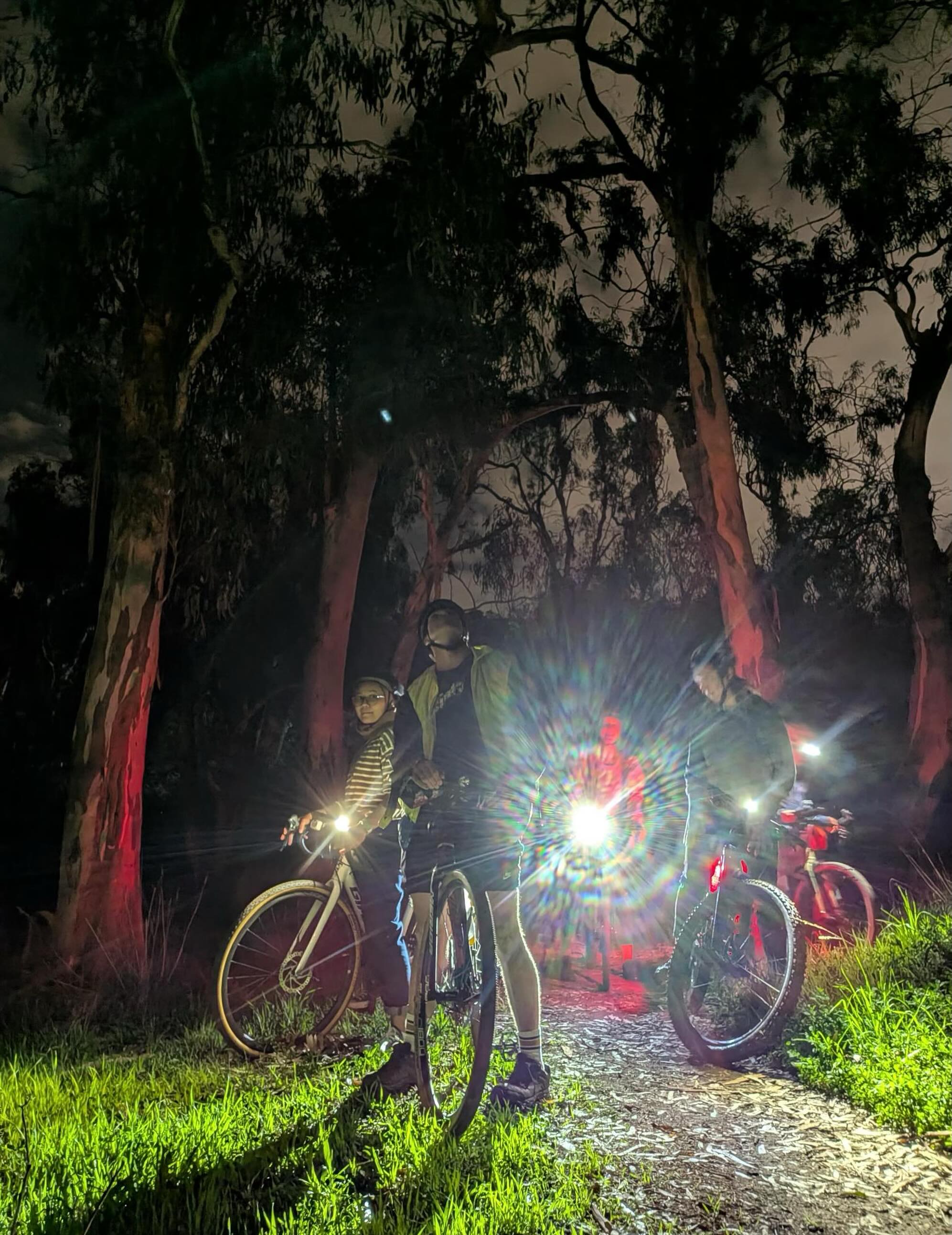Wednesday night trail ride!
Celebrate the passing of the winter solstice and the coming of longer days by exploring trails under the moon with us!
And help us welcome first time leader @ninalhg_ ✨ who will kindly show us round the creek
Meet at Brunswick velodrome, 6:15pm for a 6:30 roll out. Bring bright, charged lights and a lock in case we go for dinner afterwards 🌙✨✨✨✨
This is a no drop, social ride and all skill levels are very welcome.