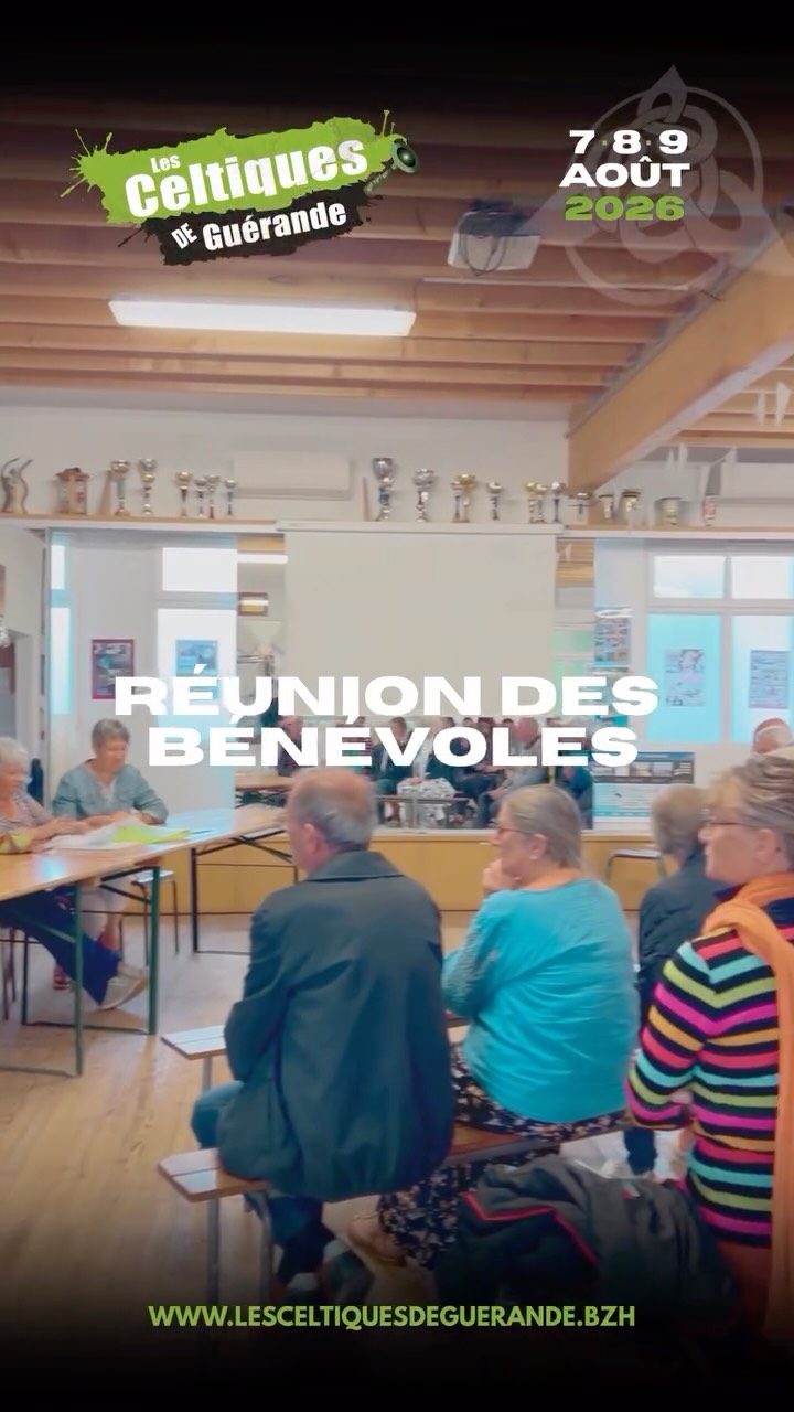 Retour image de notre réunion des bénévoles qui s’est déroulée vendredi dernier !!
Un grand merci aux premiers bénévoles déjà présent !
N’hésitez pas à vous rendre sur notre site : www.lesceltiquesdeguerande.bzh pour faire partie de l’aventure ;)
#LCDG2026
#lesceltiquesdeguerande #guerande #villedeguerande #festival