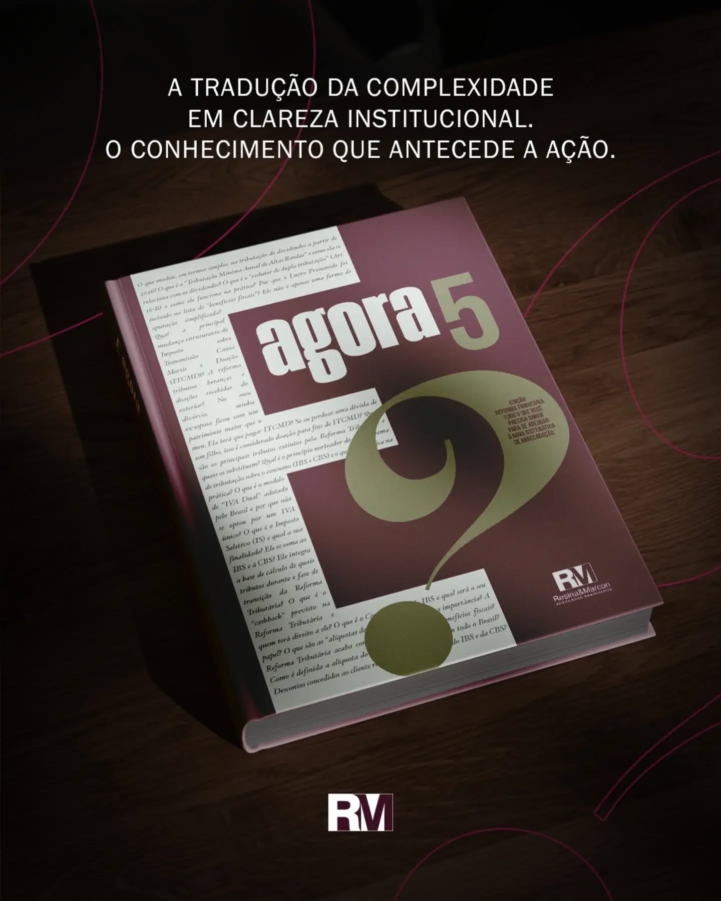 Vem aí: E agora? Reforma Tributária.
Nova publicação do escritório Resina e Marcon - difusão de conhecimento para a proteção do seu negócio.
Lançamento em breve.
#EAgora #Publicação #ResinaMarcon #ReformaTributaria