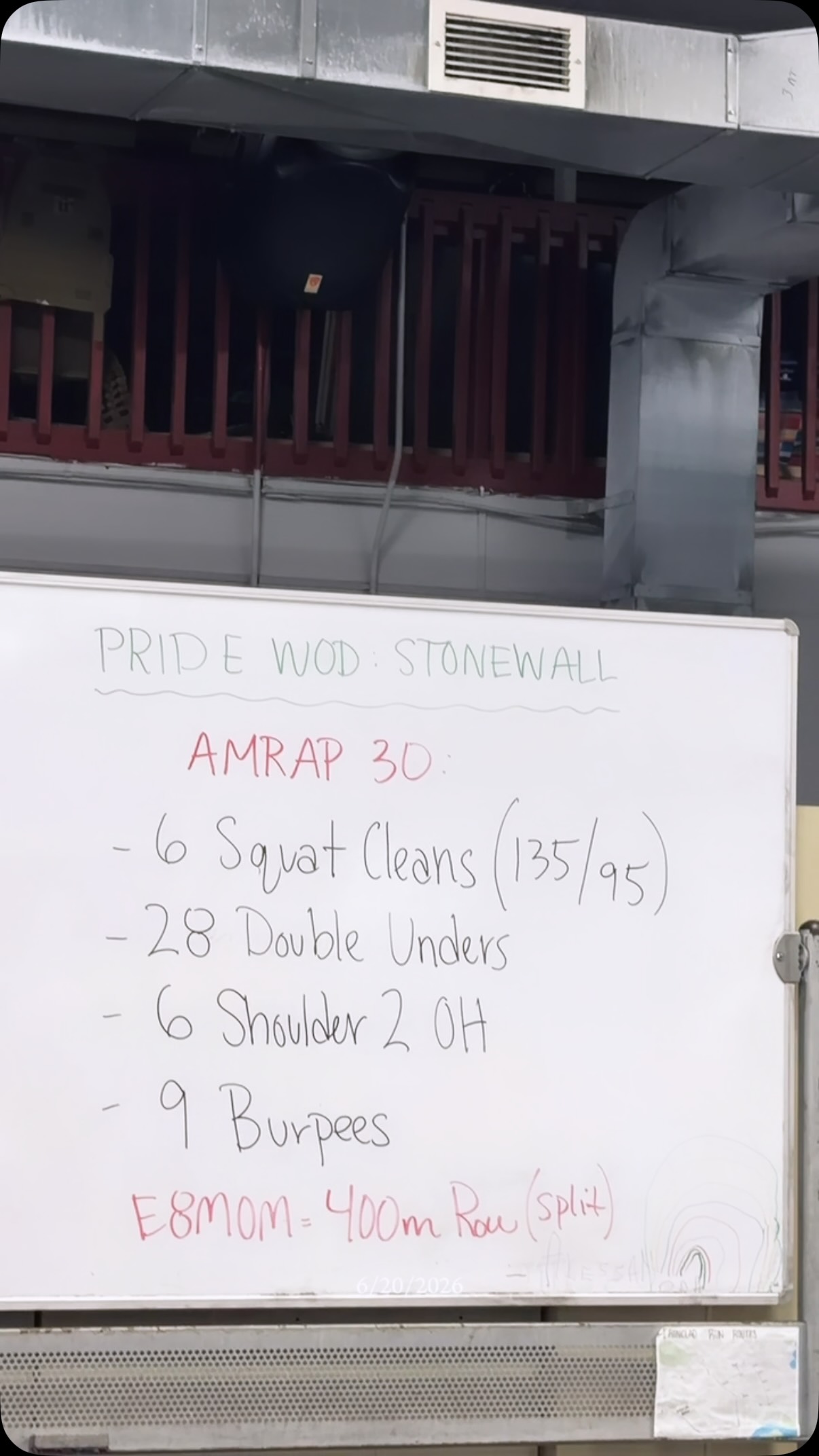 PRIDE WOD! 🏳️🌈