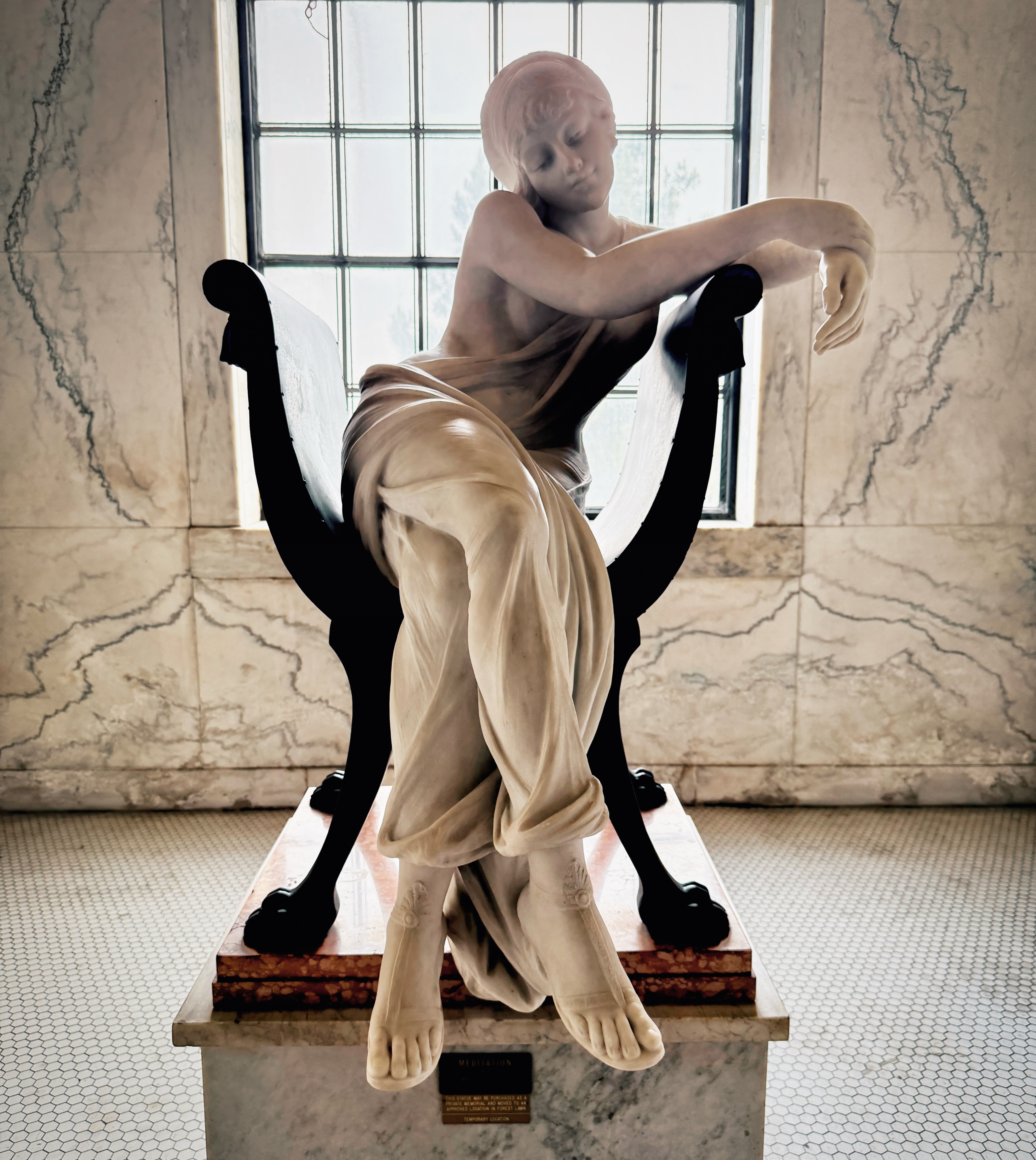 Lounging in the Great Mausoleum.