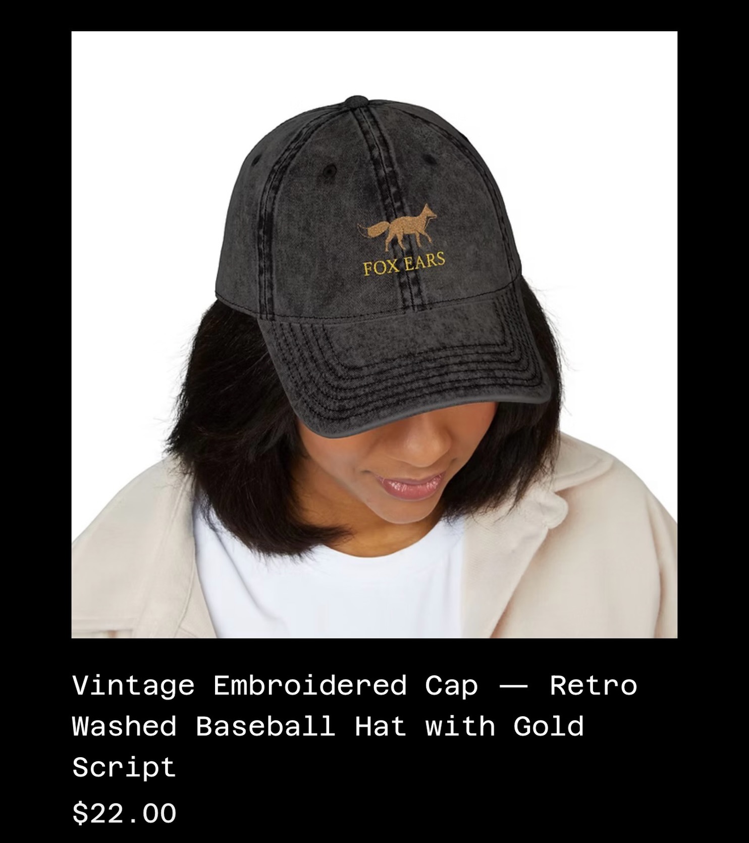 Sooo we had so many people asking how to get our hats at Porchfest. Sorry we ran out of them!
But…now you can get them online on our site foxearsmusic.com