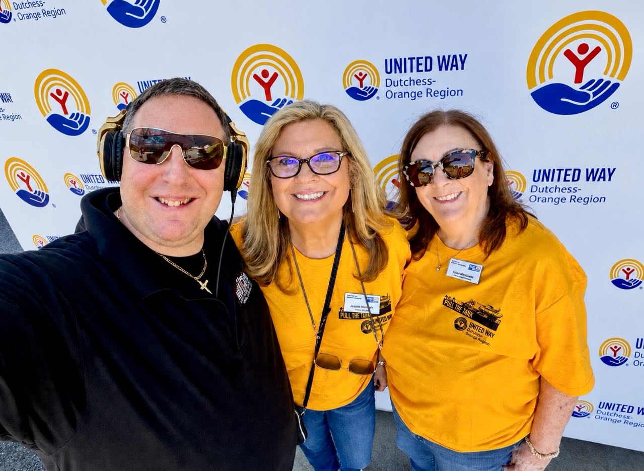 Honored to DJ the United Way Dutchess-Orange Region’s “Pull the Tank” event at Thomas Bull Memorial Park in Montgomery earlier today! Thanks to Jeannie, Susan and the entire United Way team for having me— and a big thanks to my K104 staff, Skywalker, Ryan Dutcher and Michelle Taylor for being part of a fantastic day. 🪖🎖️
One of the most meaningful moments was when a Military Veteran came over to say ‘thank you’ to me personally (and to ‘us’ as radio broadcasters.) He handed me a military challenge coin with a JFK quote on it, to remind us that there’s always someone listening and that what we do brightens someone’s day more than we realize. 🇺🇸
Need a DJ, Photo Booth, MC, or entertainment for your wedding, Sweet 16, corporate event, fundraiser, or school function? Visit JimmyLyles.com to learn more! @unitedwaydor @illusionistryandutcher @skyskymedia @k1047
#UnitedWay #PullTheTank #K104 #HudsonValleyEvents #DJJimmyLyles